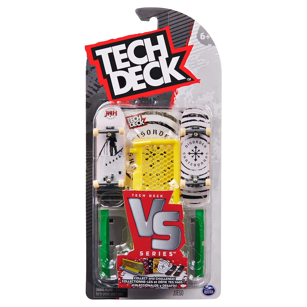Kit 2 Skate De Dedo Com Obstáculo Disorder - Tech Deck