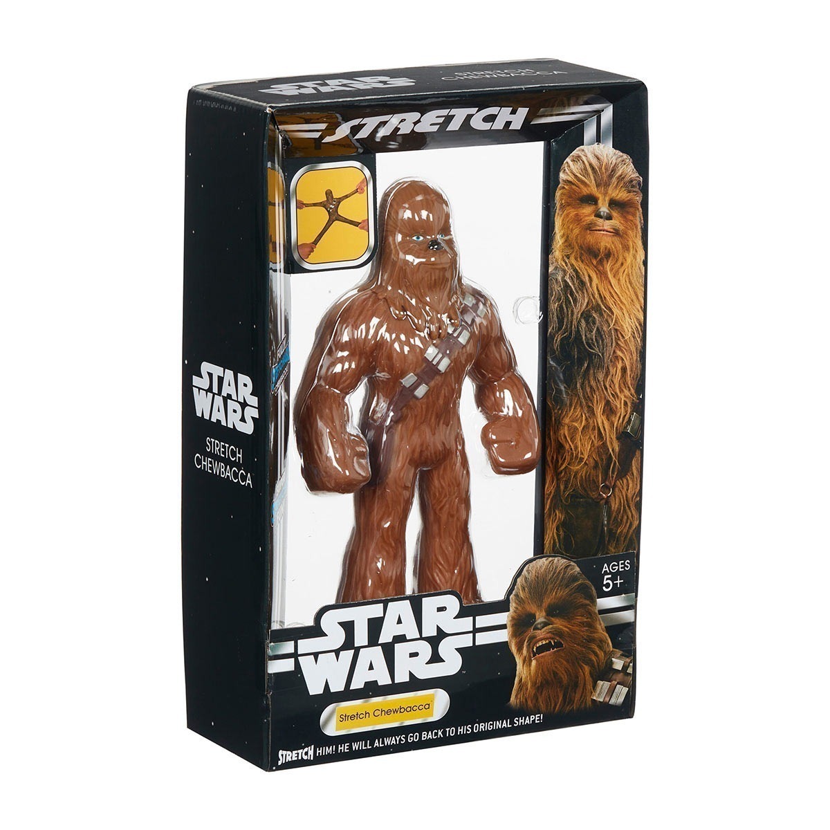Stretch - Boneco Star Wars Elástico 17Cm - Chewbacca