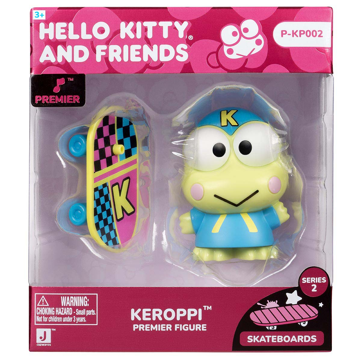 Boneca Premium Keroppi Skatista De 10Cm - Hello Kitty
