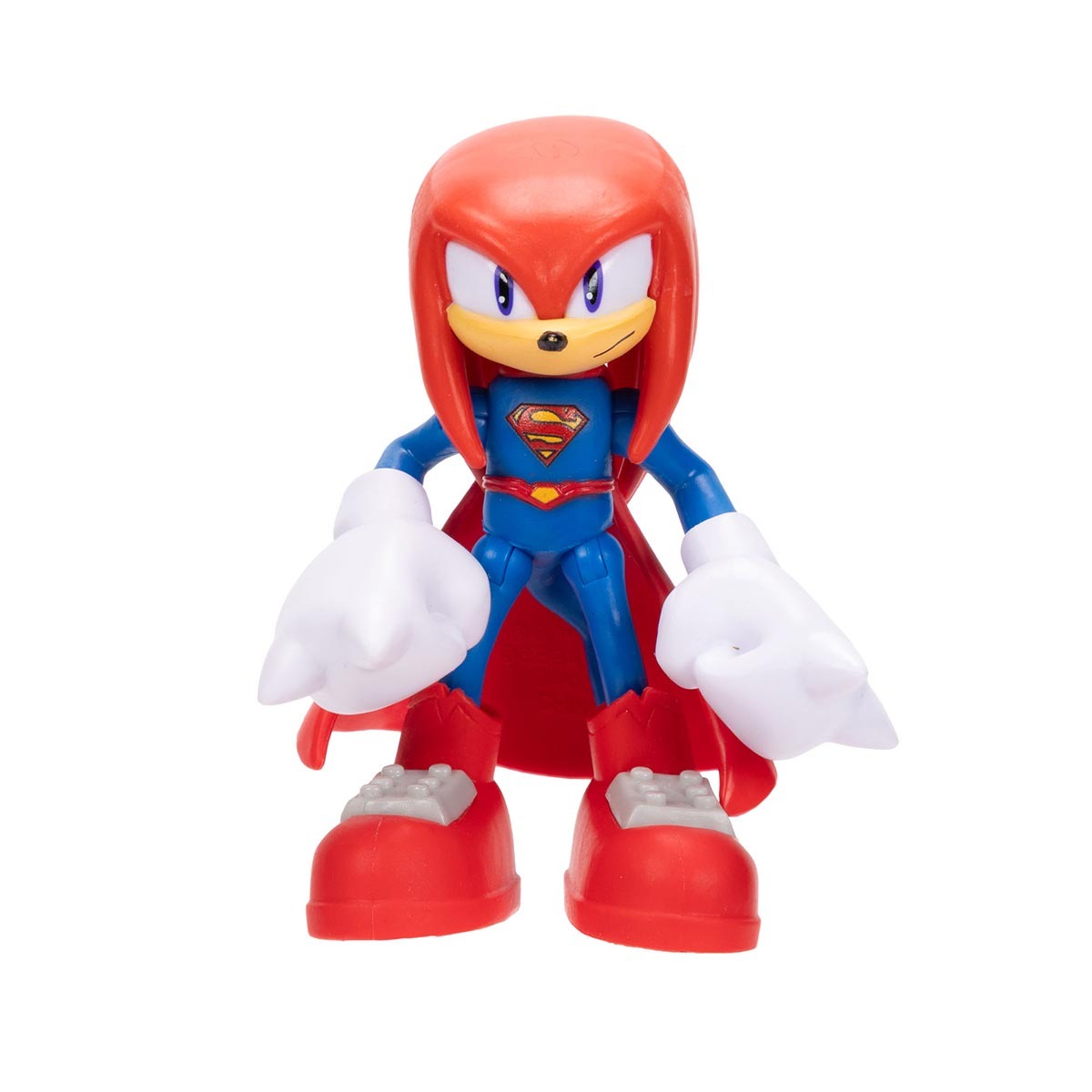 Boneco 6cm Articulado Knuckles Superman - Sonic Warner
