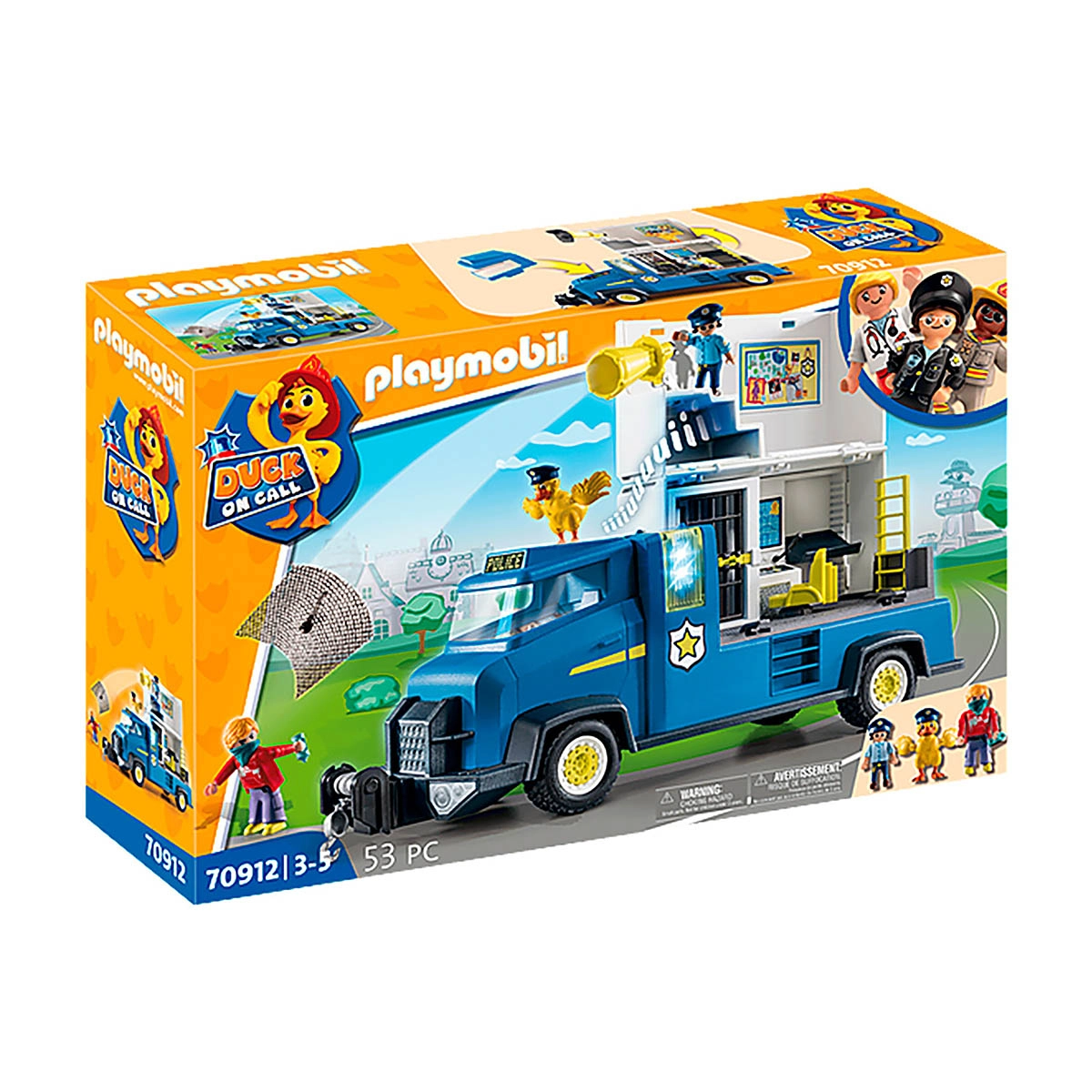 Playmobil - Caminhão Da Polícia - Duck On Call - 70912 Playmobil - Caminhão Da Polícia - Duck On Call - 70912