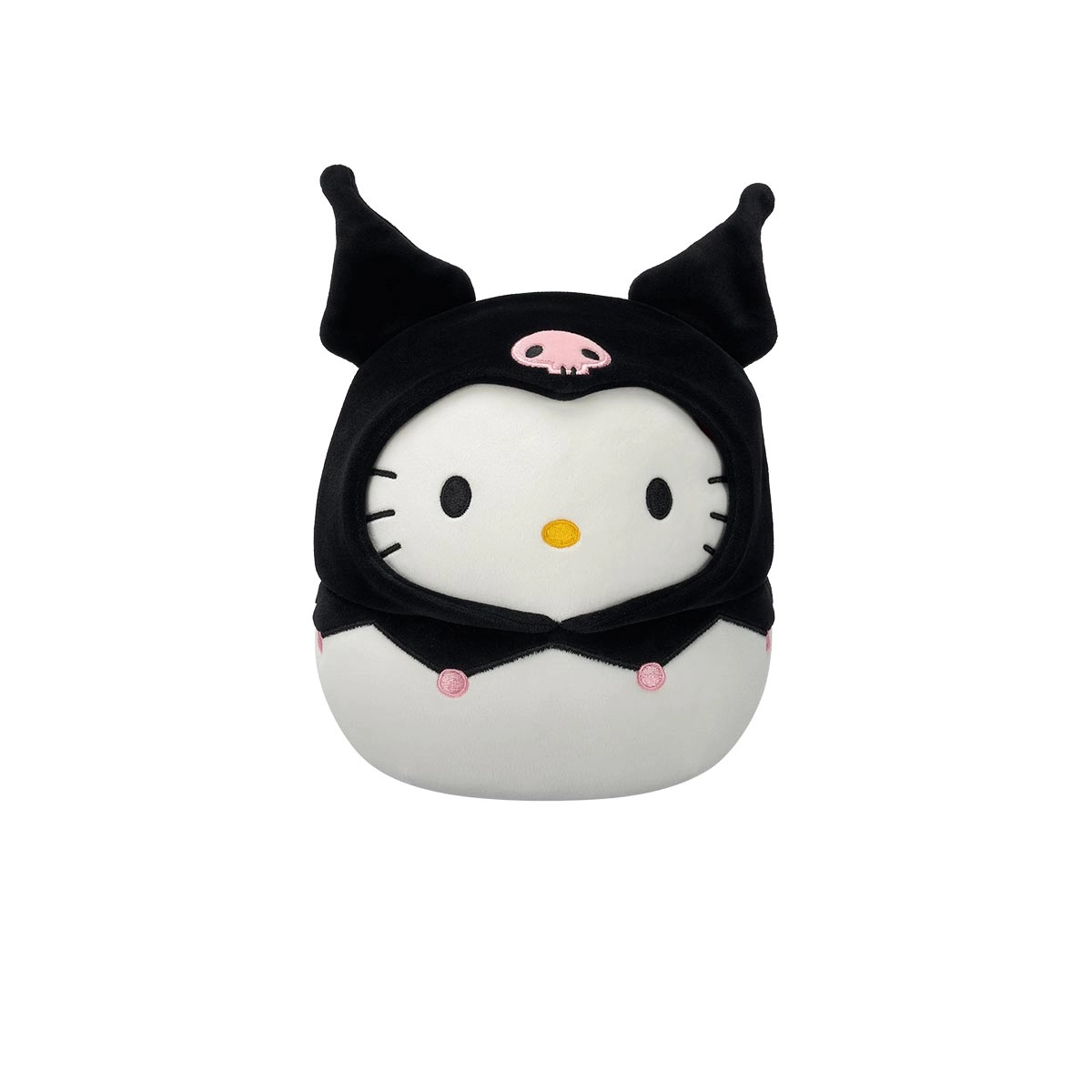 1 Pelucia Hello Kitty 20Cm Fantasia Kuromi - Squishmallows