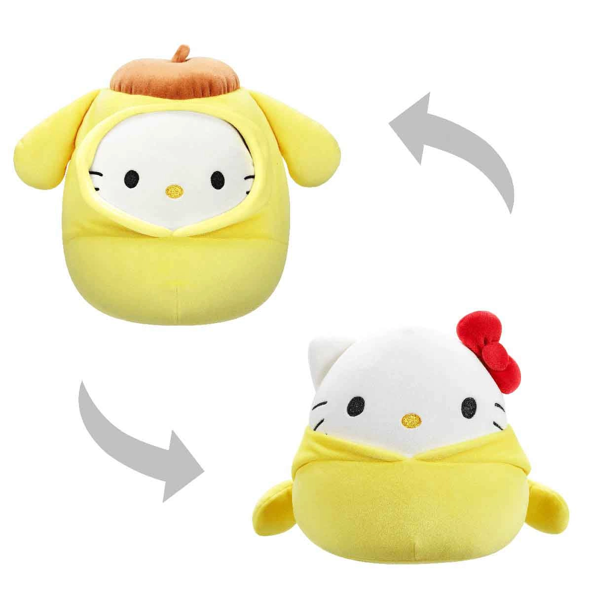 1 Pelucia Hello Kitty 20Cm Fantasia Pompompurin Squishmallow