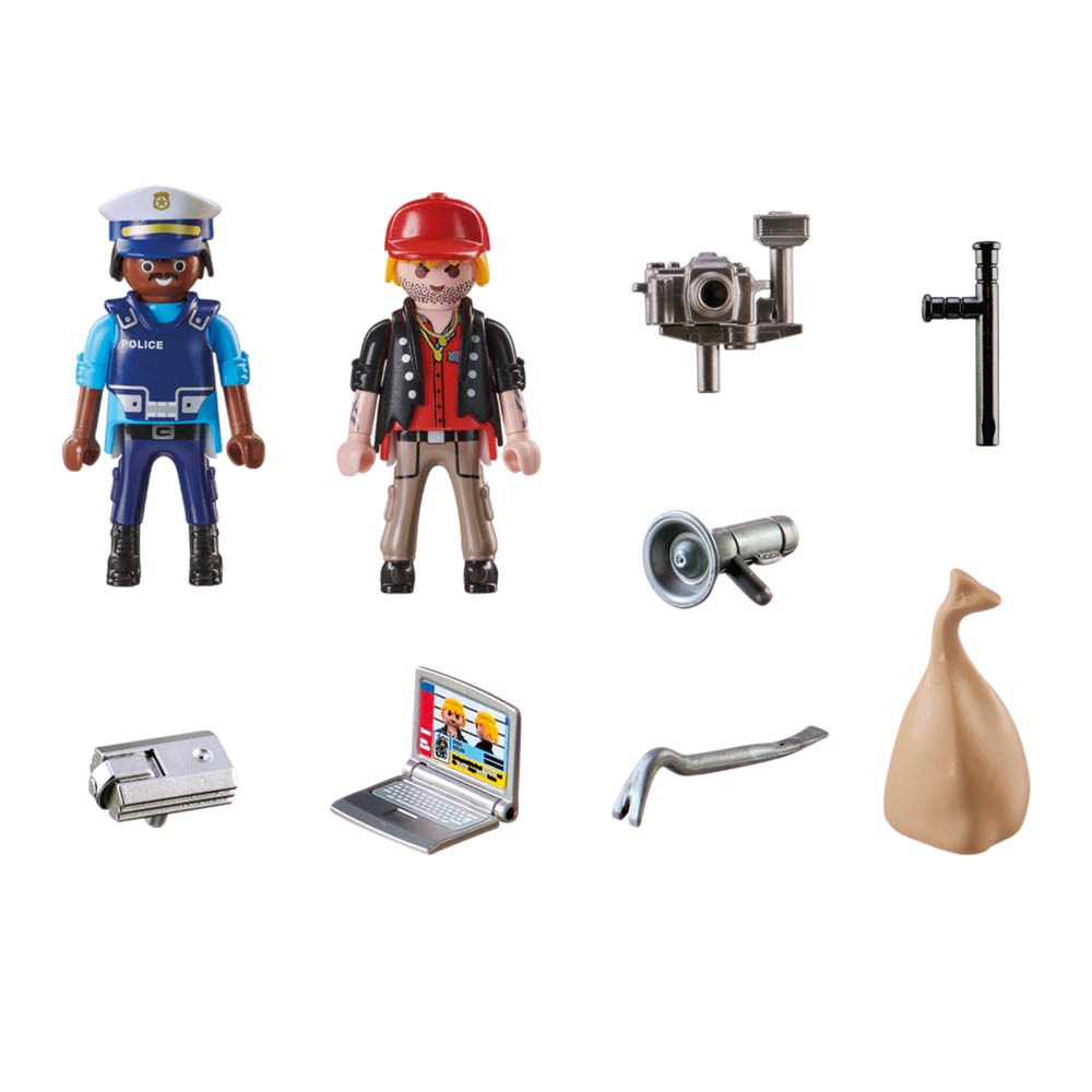 Playmobil - Delegacia De Polícia Starter Pack - City Action - 70498
