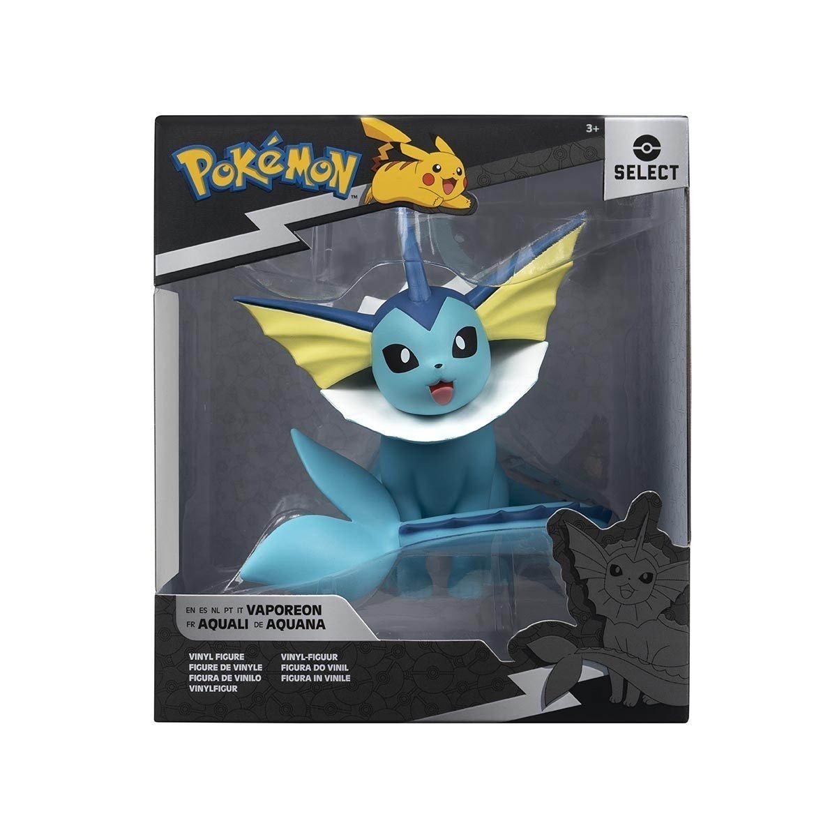 Boneco Vaporeon De Vinil 11Cm - Pokémon
