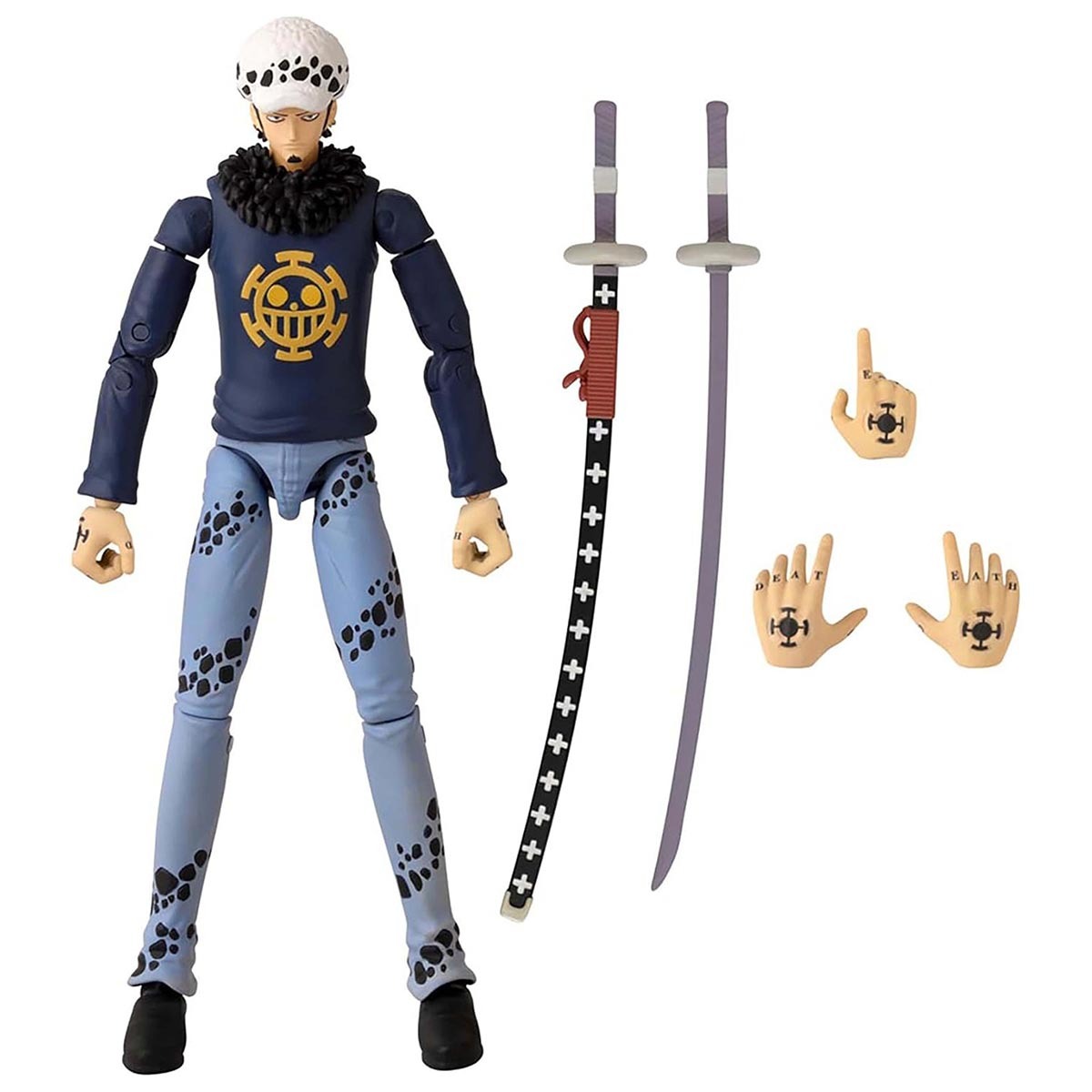 Boneco Trafalgar Law de 16cm com Acessórios - One Piece