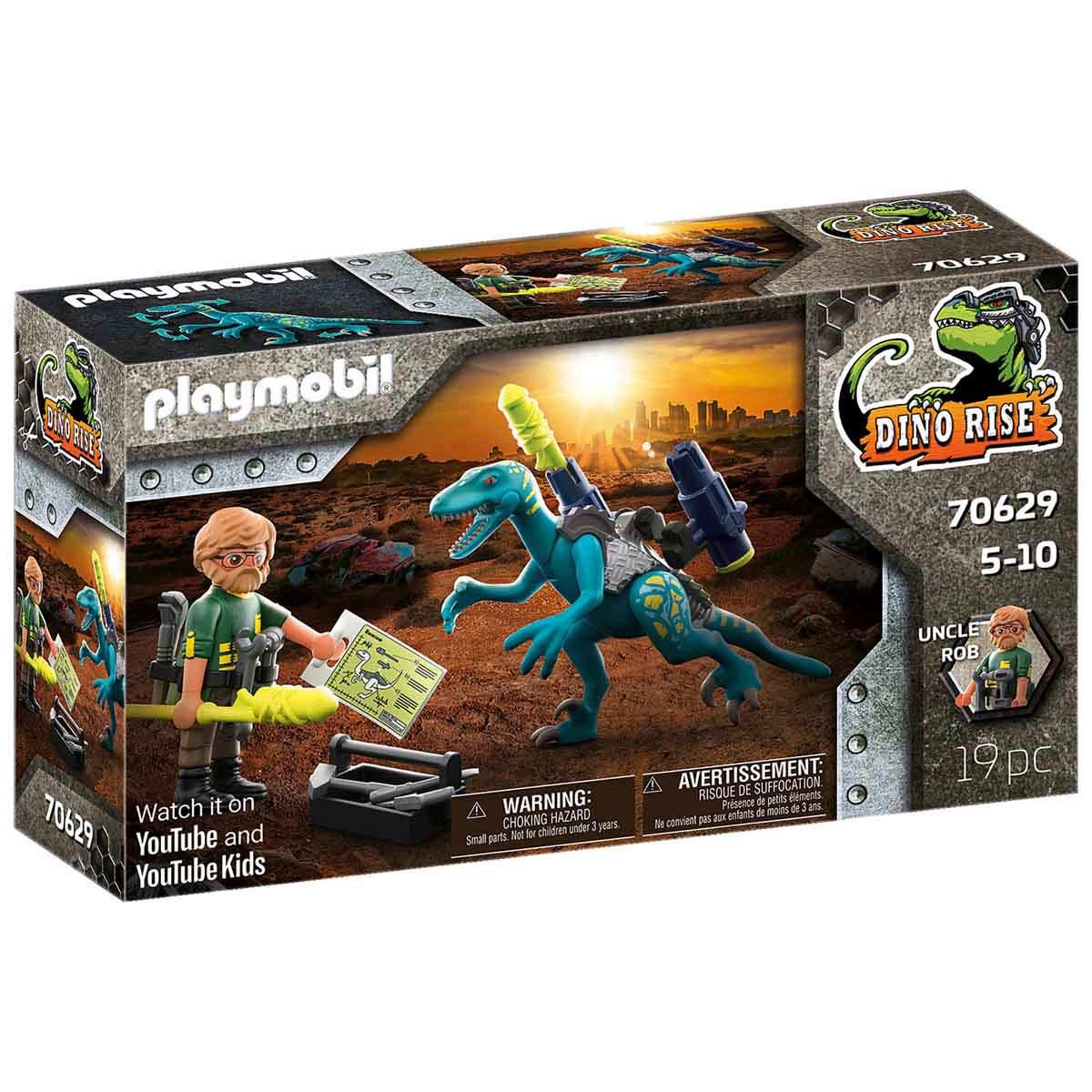 Playmobil - Deinonychus Pronto Para Batalha - Dino Rise - 70629 Playmobil - Deinonychus Pronto Para Batalha - Dino Rise - 70629