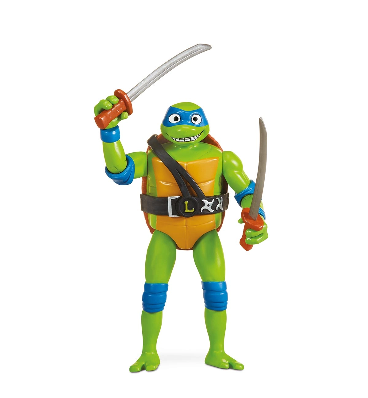 Boneco Leonardo de 10cm Cabeca Retratil  As Tartarugas Ninja