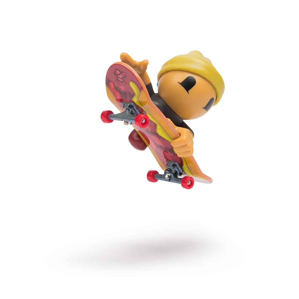 Skate De Dedo Boneco Sk8 Crew (Toca Amarela) 96Mm Tech Deck Skate De Dedo Boneco Sk8 Crew (Toca Amarela) 96Mm Tech Deck