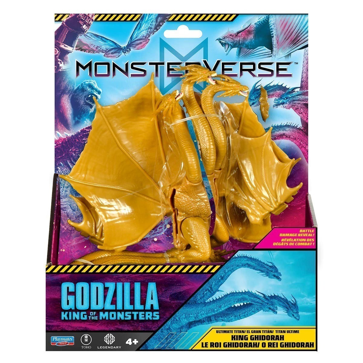 Boneco King Ghidorah de 15 cm - Godzilla, O Rei dos Monstros