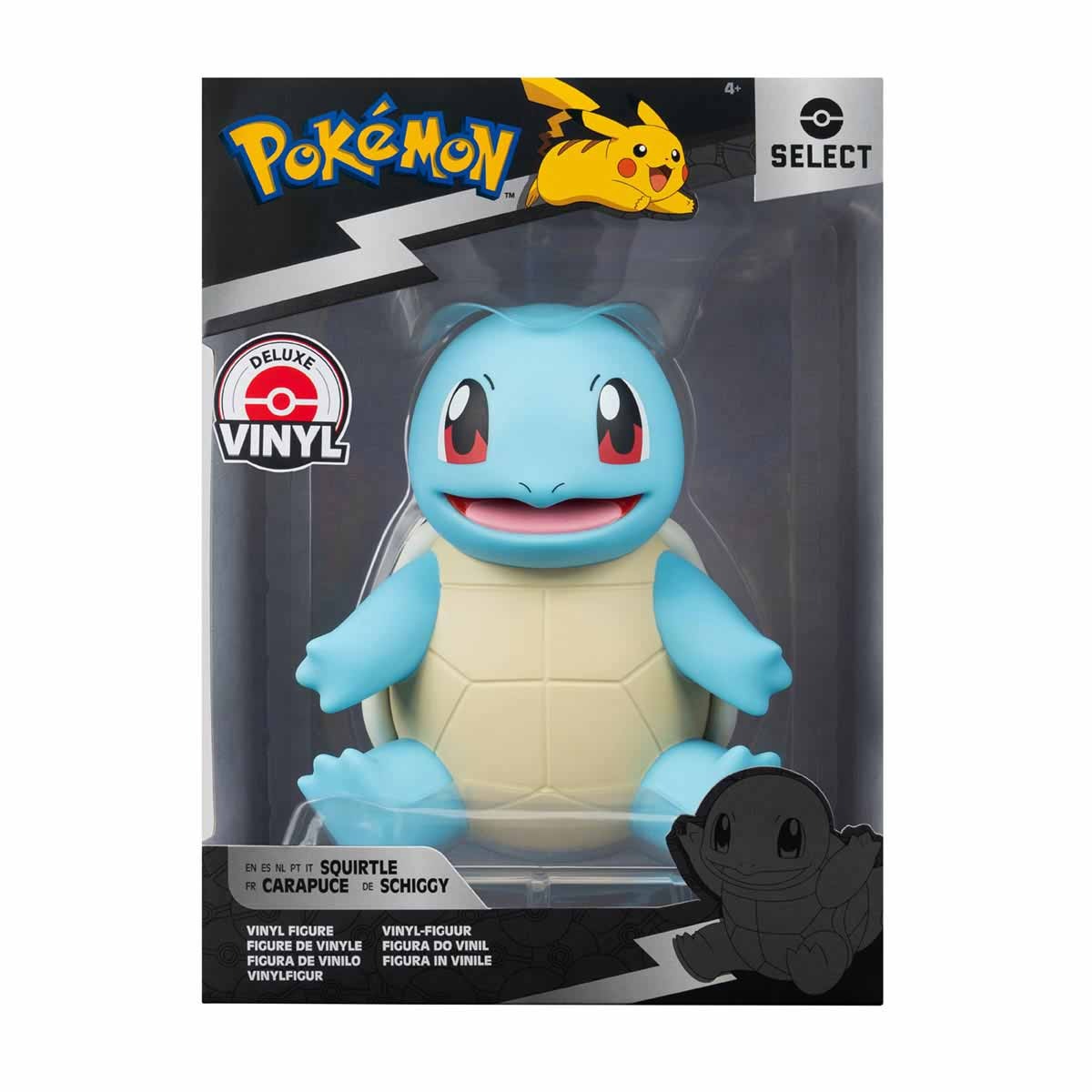 Boneco Deluxe De Vinil Squirtle De 20Cm - Pokémon