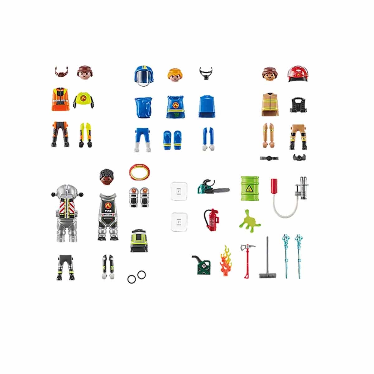 Resgate De Incêndio - Playmobil Action Heroes 71468 Resgate De Incêndio - Playmobil Action Heroes 71468