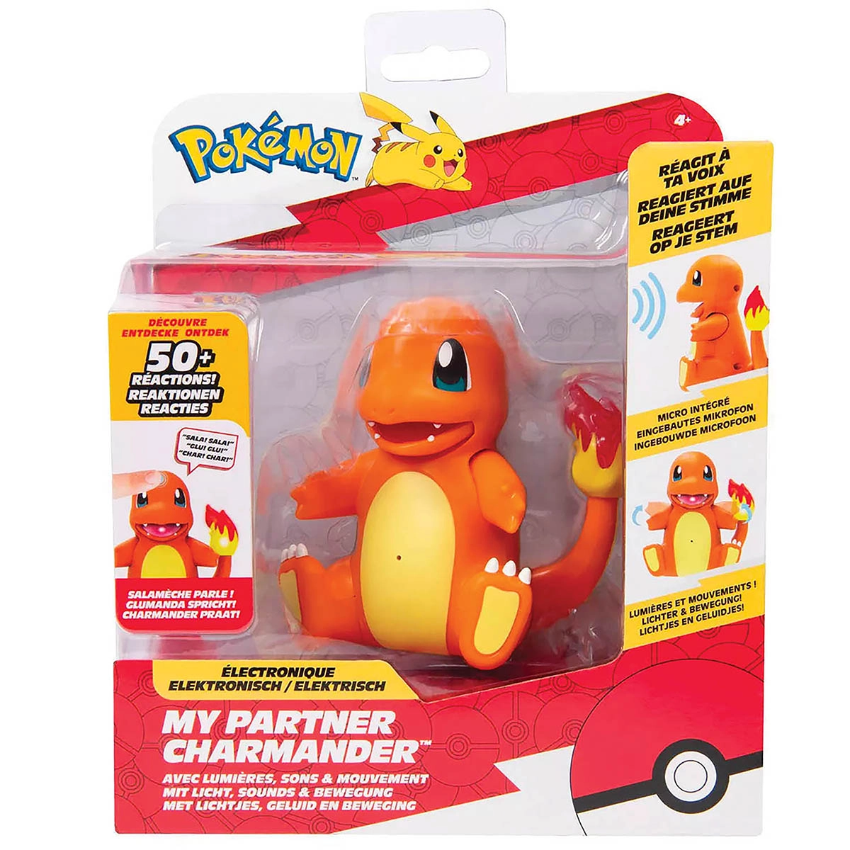 Pokemon - Meu Parceiro Charmander Com Som E Luz