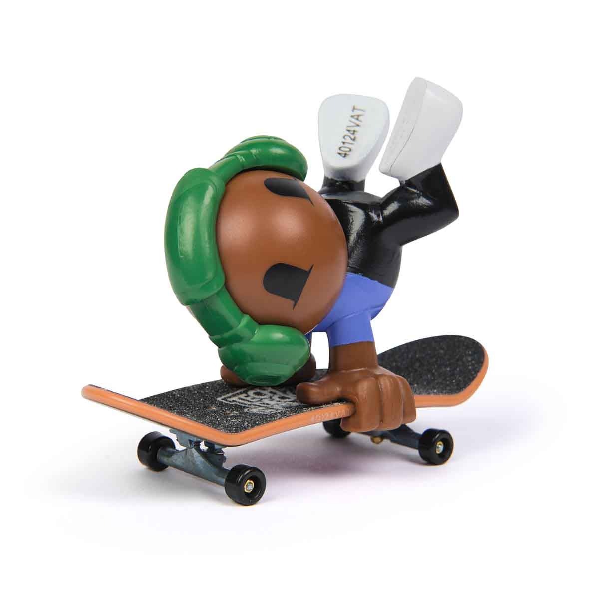 Skate De Dedo E Boneco Sk8 Crew (Fone Verde) 96Mm Tech Deck