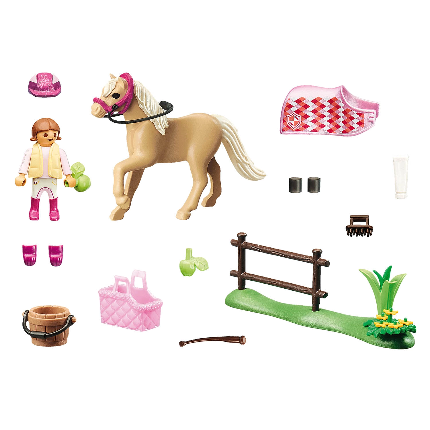 Playmobil - Pônei Alemão Colecionável - Country - 70521 Playmobil - Pônei Alemão Colecionável - Country - 70521