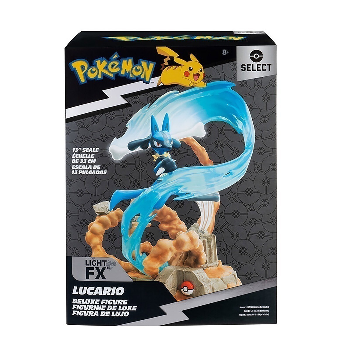 Pokemon - Figura De Luxo Do Lucario De 33Cm