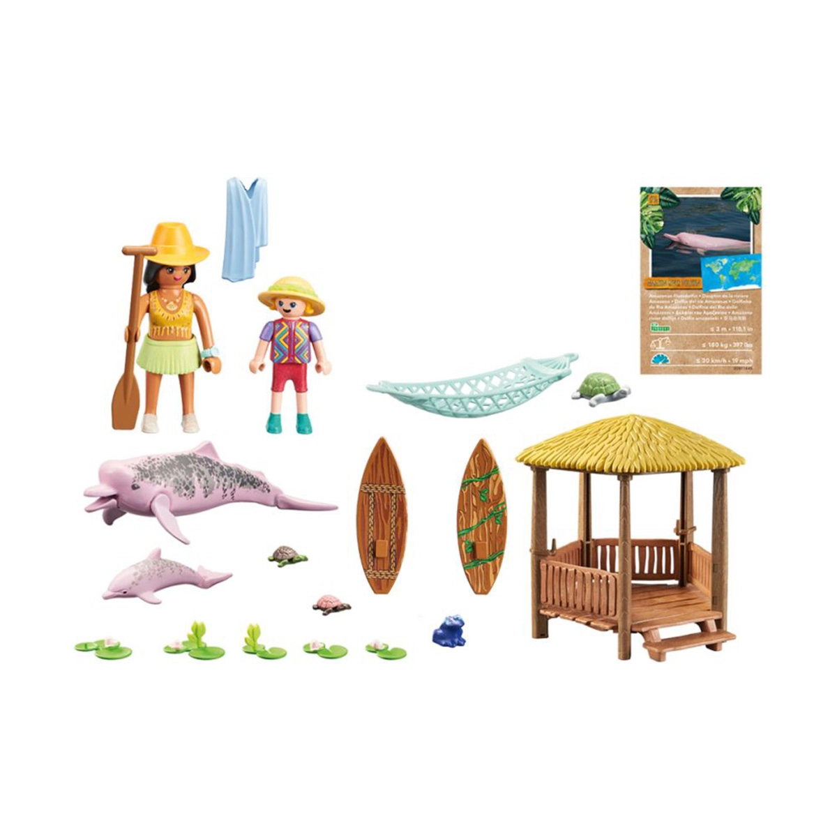 Playmobil - Passeio De Remo Com Golfinhos - Wiltopia 71143 Playmobil - Passeio De Remo Com Golfinhos - Wiltopia 71143