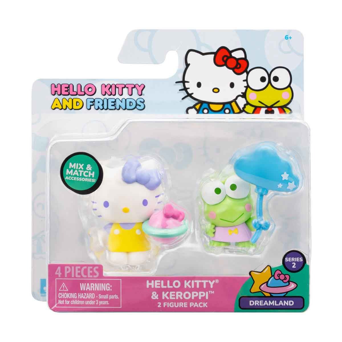 2 Bonecas Hello Kitty E Keroppi (Balao Azul) - Hello Kitty