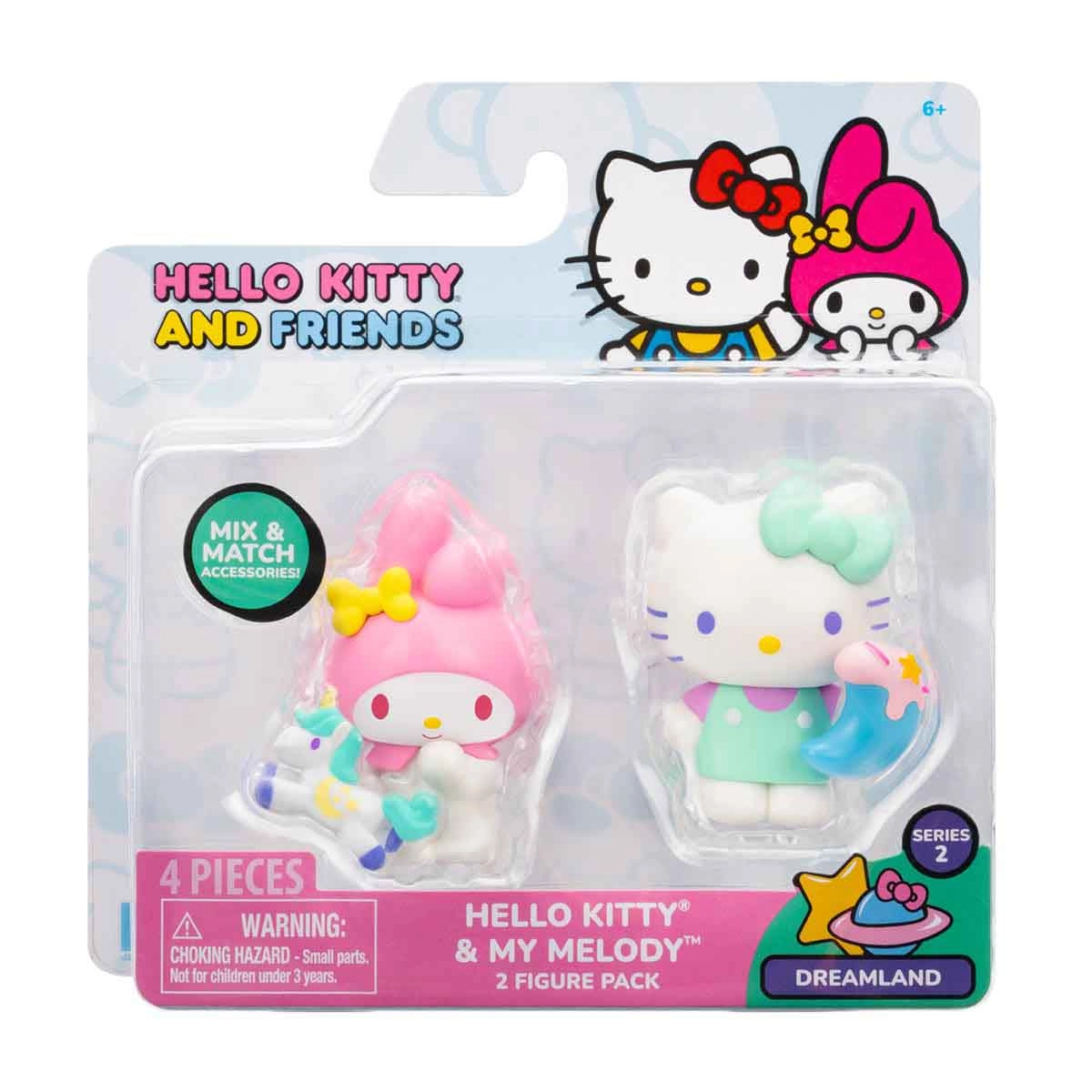 2 Bonecas Hello Kitty E My Melody (Lua Azul) - Hello Kitty