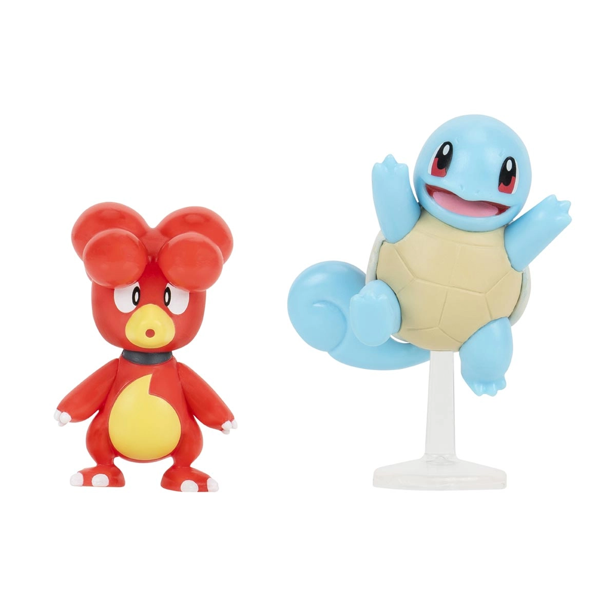 2 Bonecos De Batalha Magby E Squirtle - Pokemon