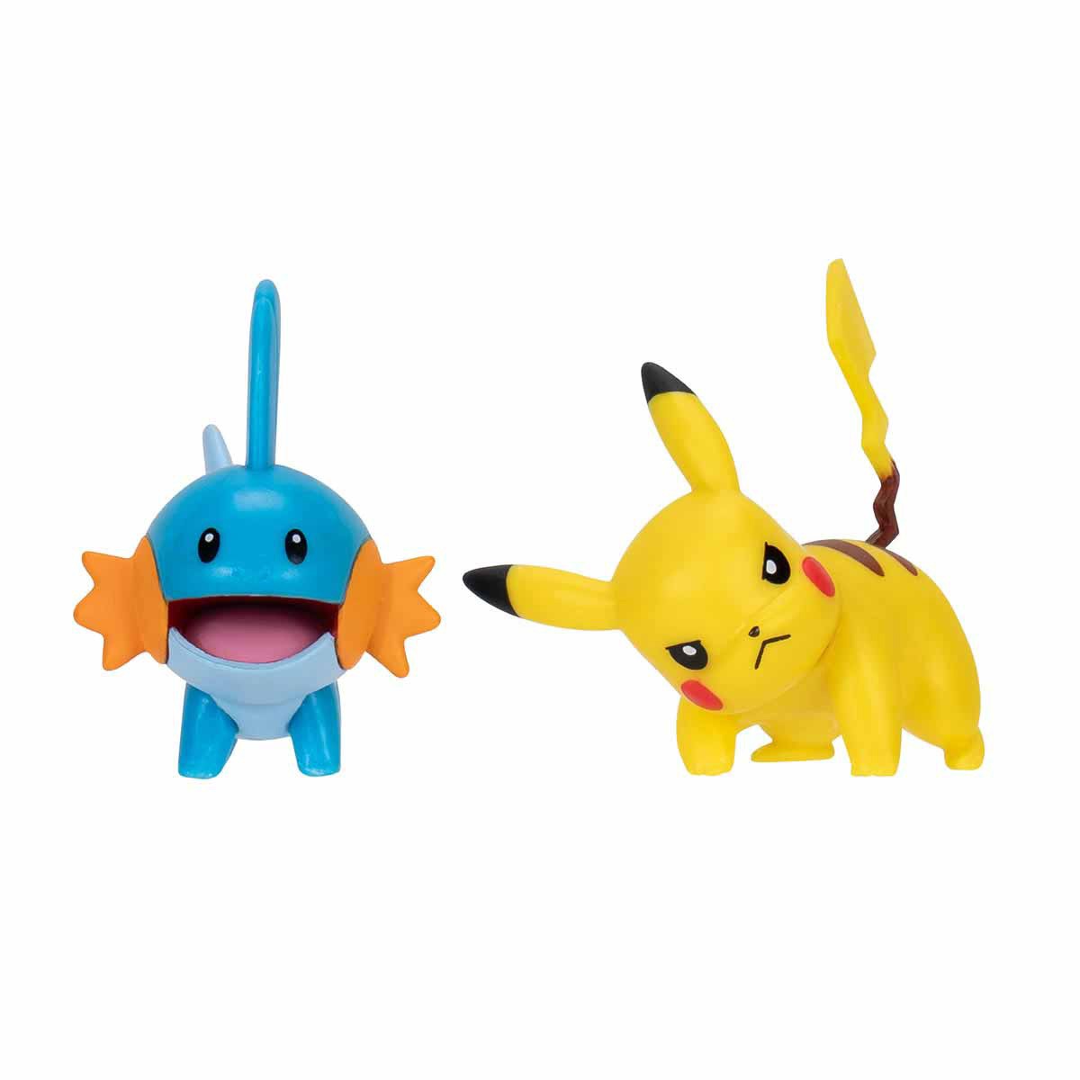 2 Bonecos De Batalha Pikachu + Mudkip - Pokemon