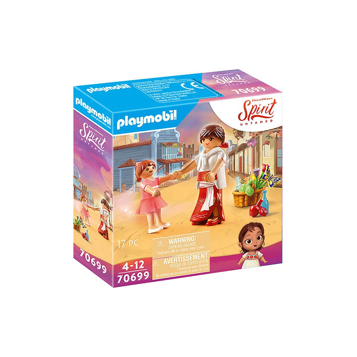 Playmobil - Lucky Jovem E Mamãe Milagro - Spirit - 70699 Playmobil - Lucky Jovem E Mamãe Milagro - Spirit - 70699