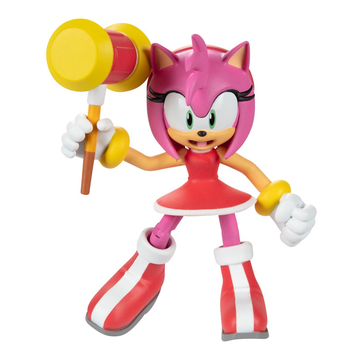 Boneco Articulado Amy De 10Cm Com Acessório - Sonic Boneco Articulado Amy De 10Cm Com Acessório - Sonic