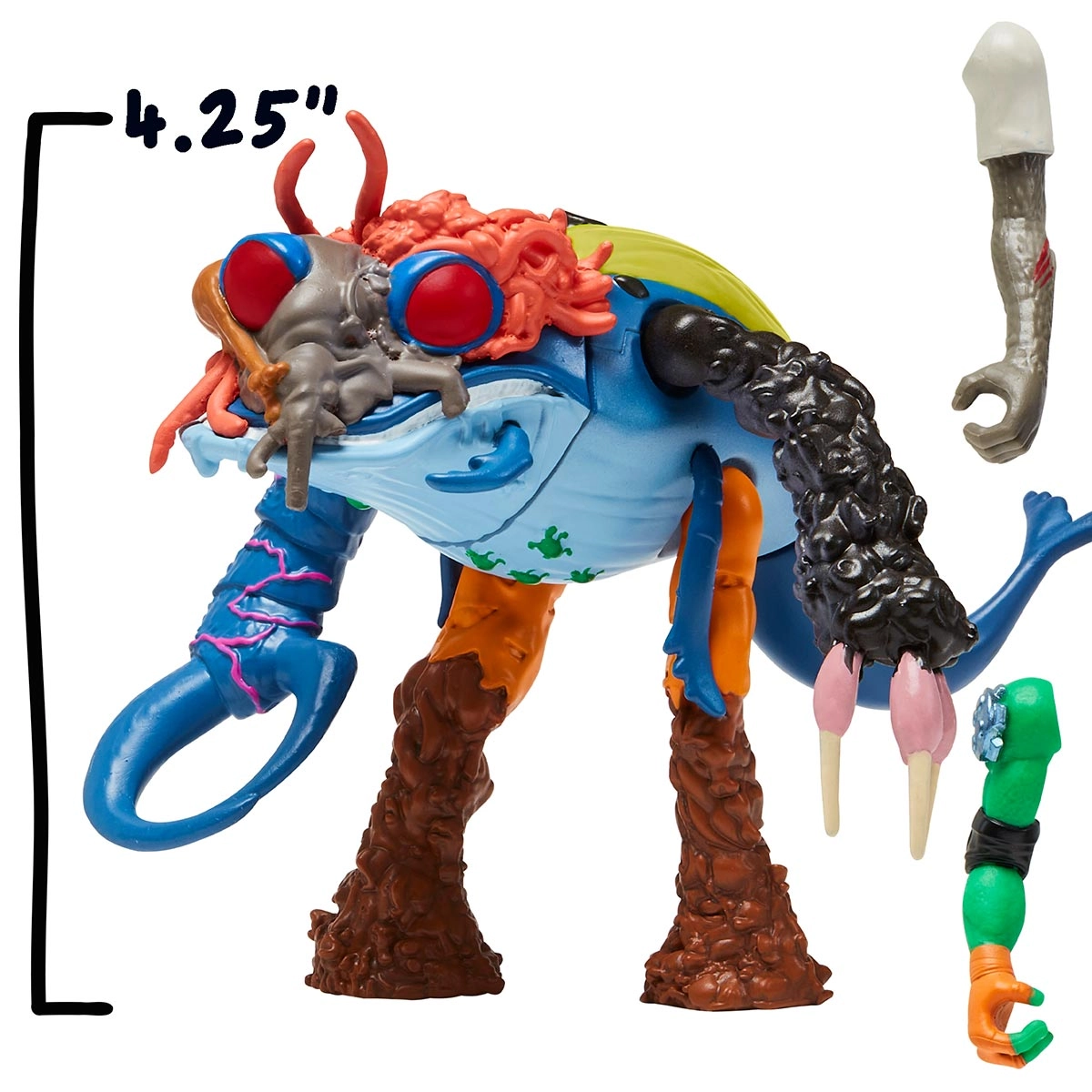 Boneco Mega Mutante - Tartarugas Ninja Mix 'N Match