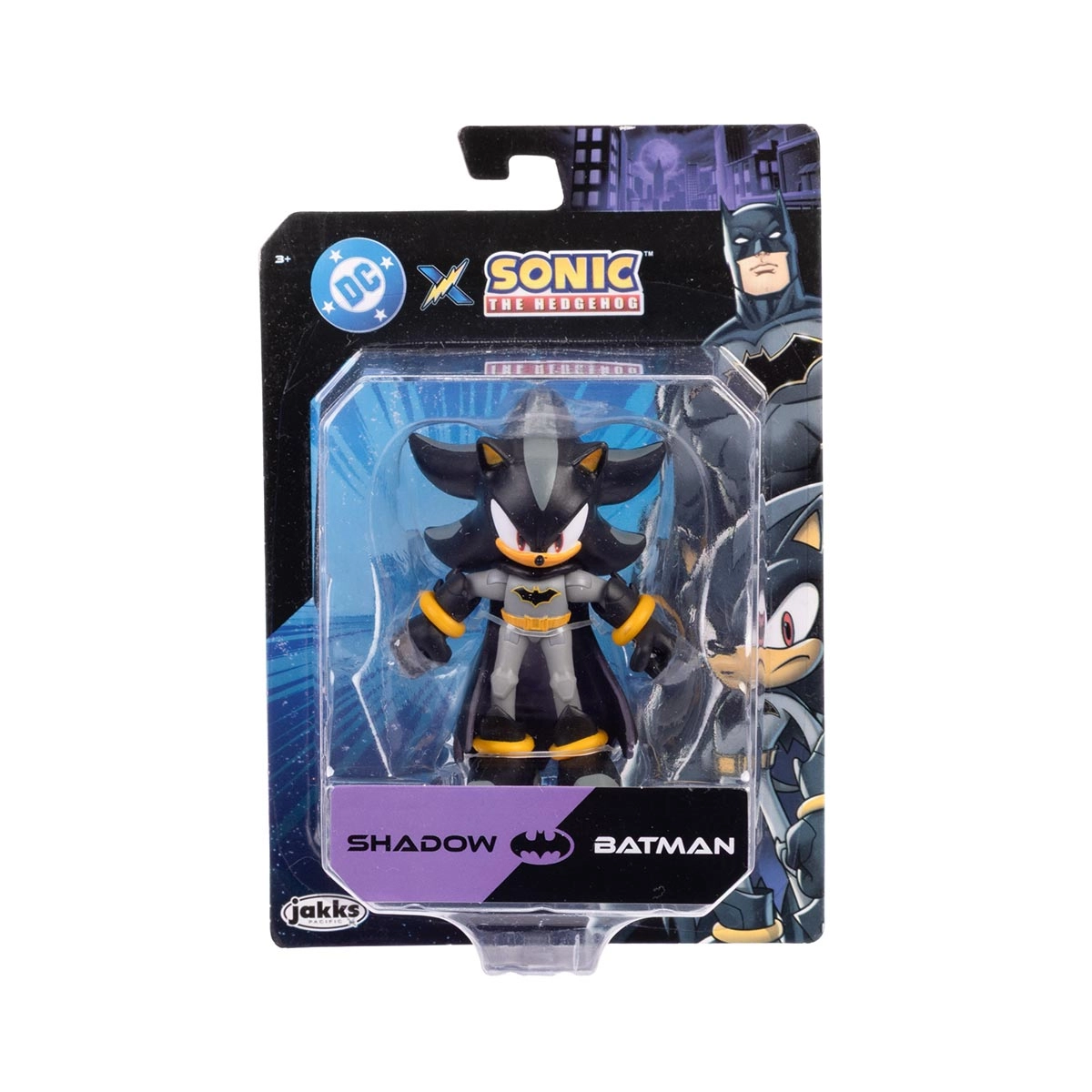Boneco Articulado Do Shadow Batman de 6cm - Sonic Warner