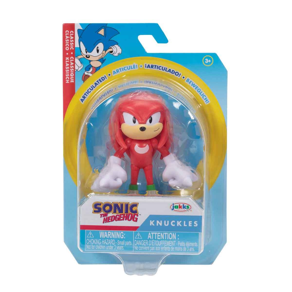 Boneco Knuckles Clássico de 6cm - Sonic