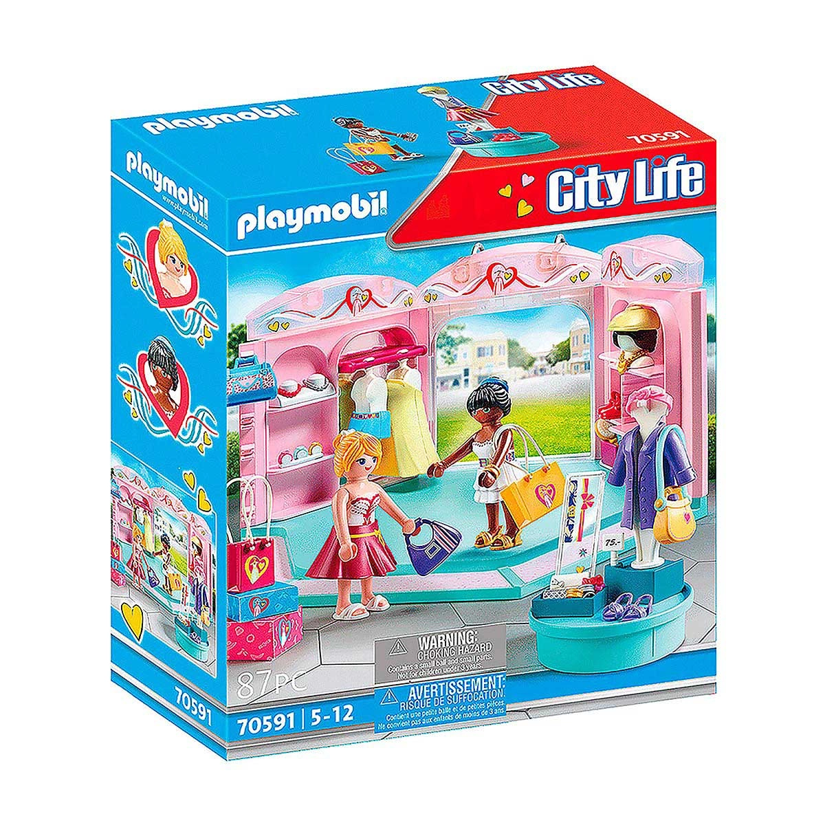 Playmobil - Loja De Moda - City Life - 70591 Playmobil - Loja De Moda - City Life - 70591