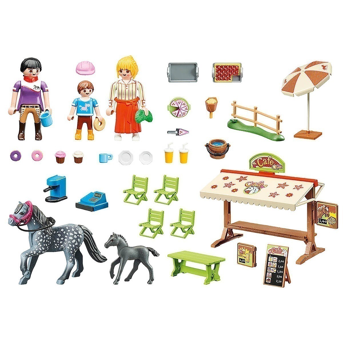 Playmobil - Café Pátio Dos Pôneis - Country - 70519