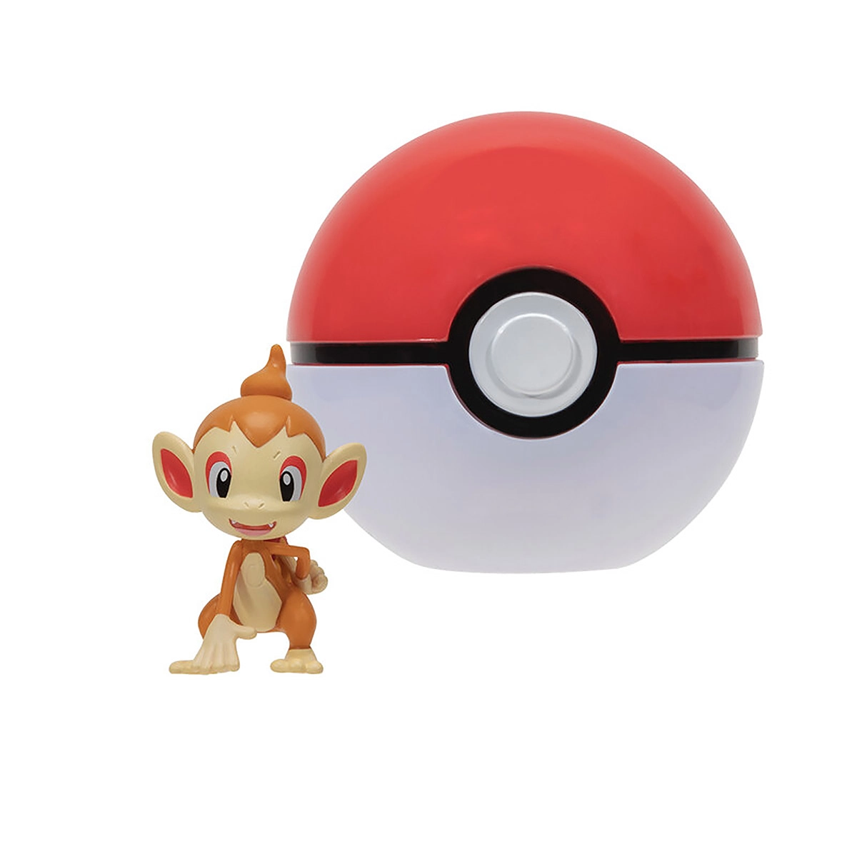 Boneco Pokémon Chimchar + Poké Ball