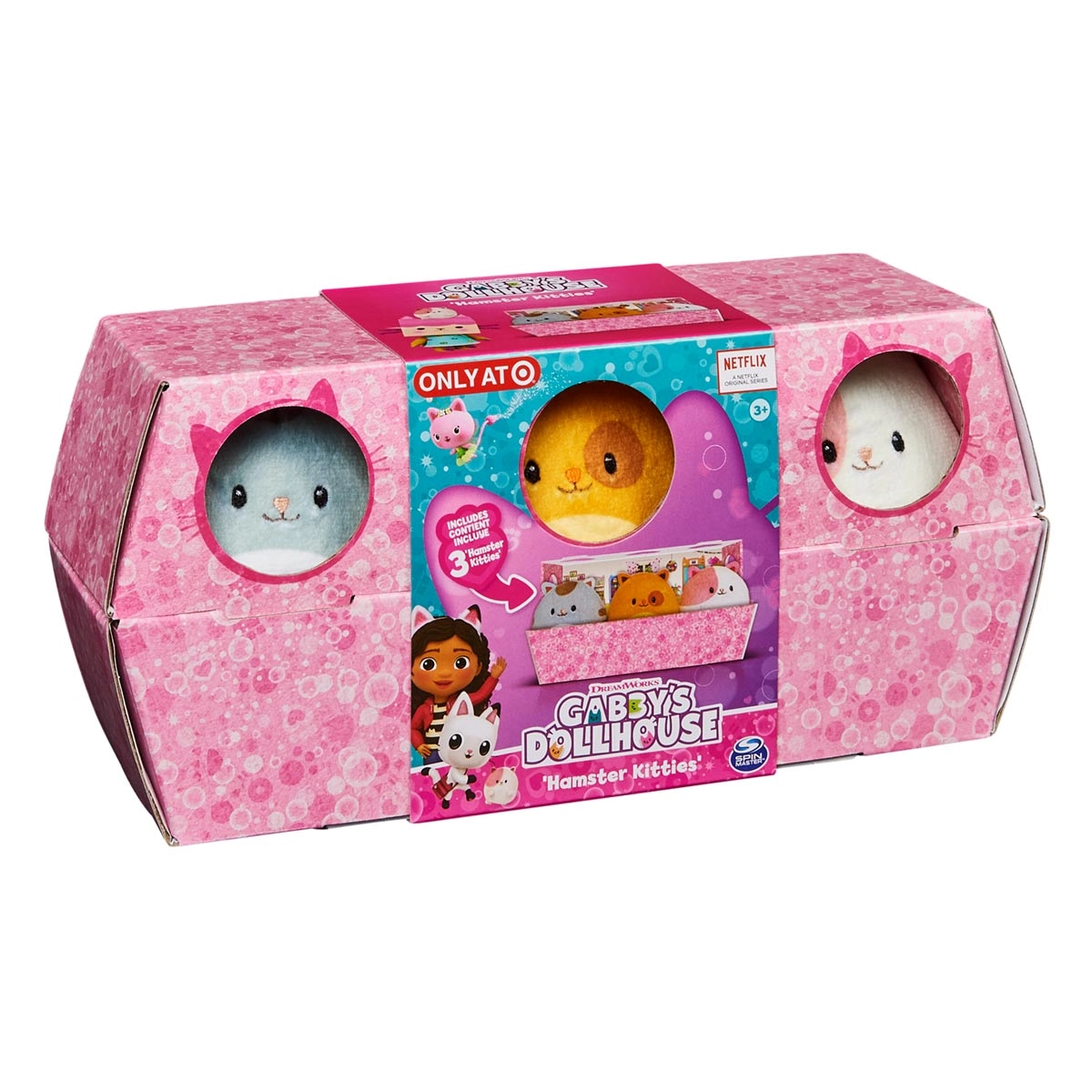 3 Pelucias De Hamster Kitties - Gabbys Dollhouse