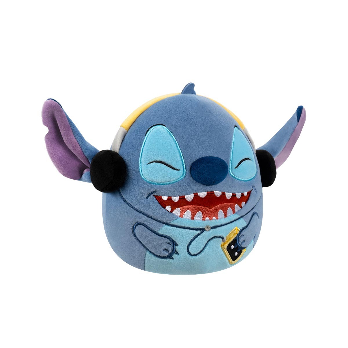 Pelúcia Stitch com Fone de 25cm - Squishmallows
