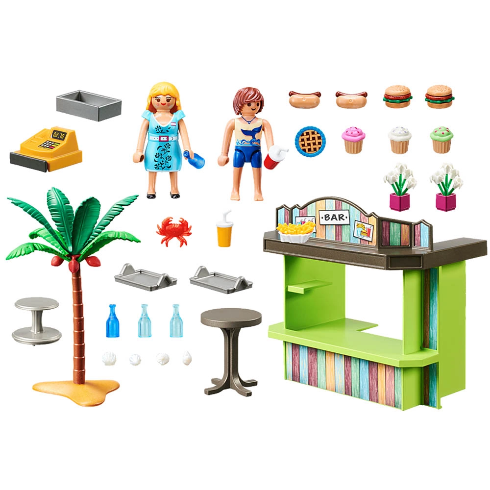 Playmobil - Lanchonete Beira Da Praia - Family Fun - 70437 Playmobil - Lanchonete Beira Da Praia - Family Fun - 70437