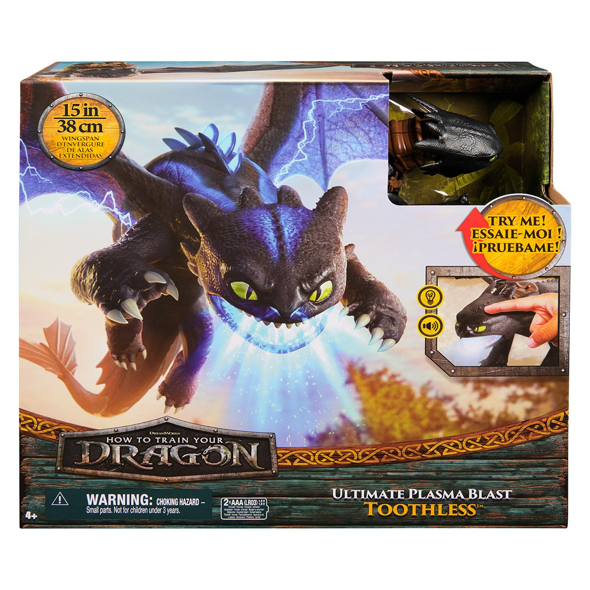 Como Treinar o Seu Dragão, Banguela Plasma Blast Luz e Som