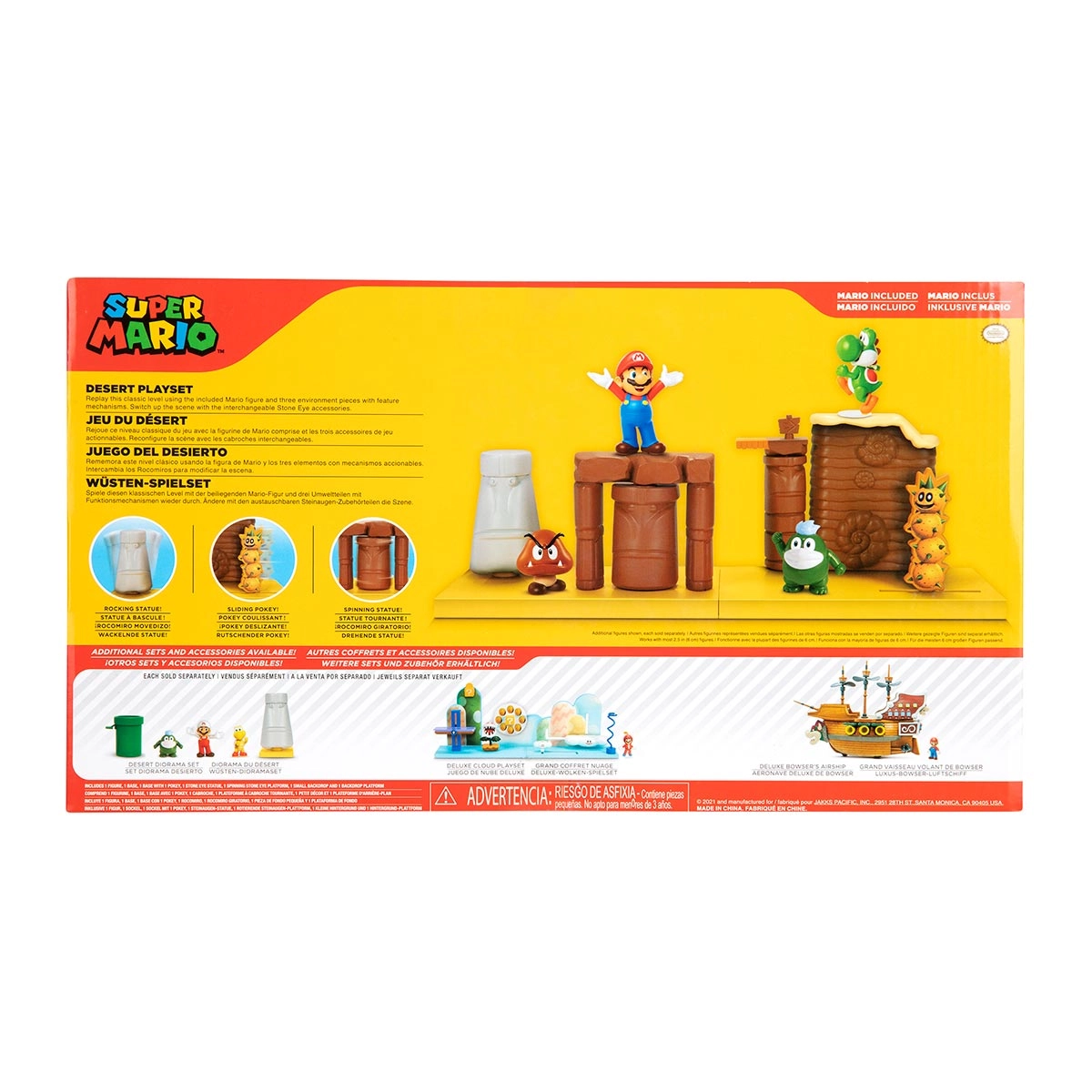 Playset Deserto com Boneco Mario - Super Mario