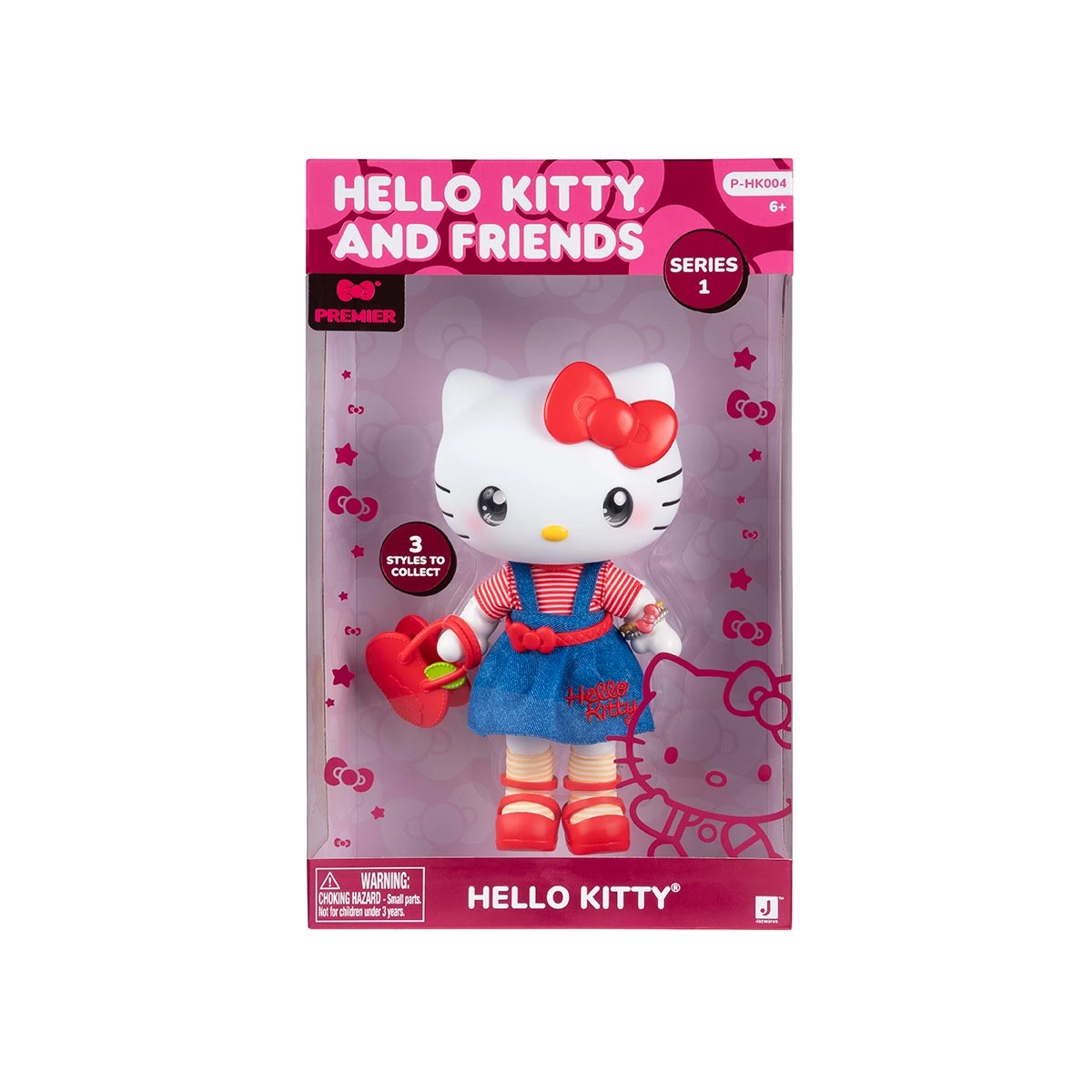 Boneca Articulada Hello Kitty de 20cm + Acessórios - Hello Kitty