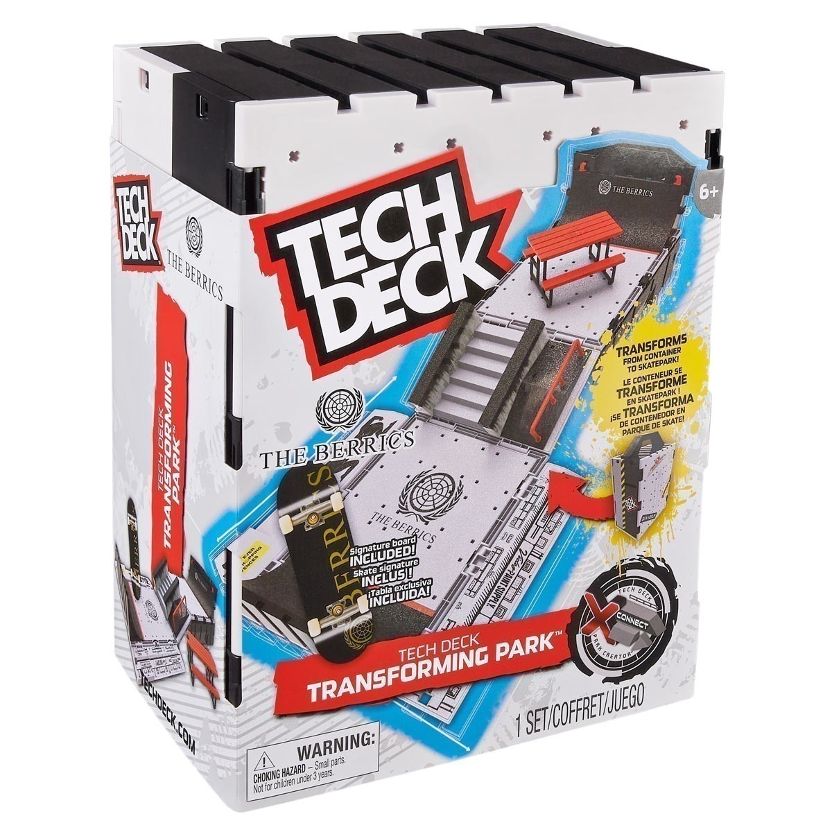 Tech Deck - Pista Skatepark Transformador The Berrics Tech Deck - Pista Skatepark Transformador The Berrics