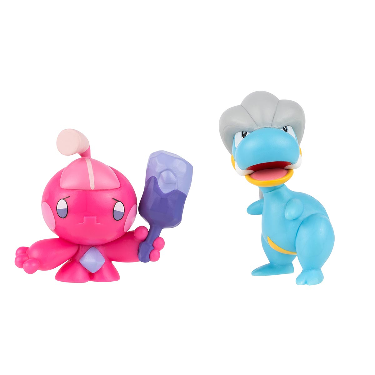 2 Bonecos De Batalha Tinkatink + Bagon - Pokémon