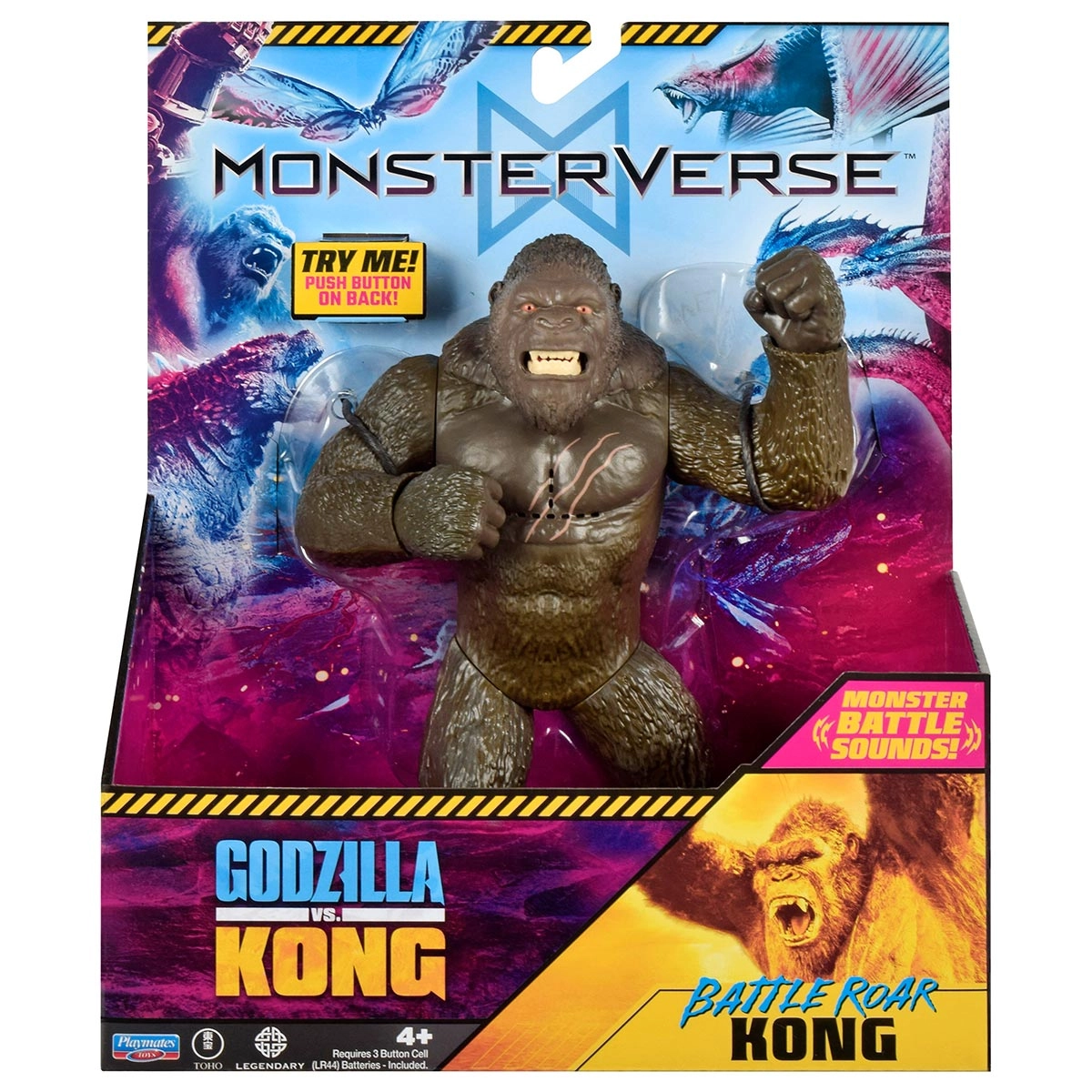 Boneco Kong De 17Cm Com Som - Godzilla Vs Kong