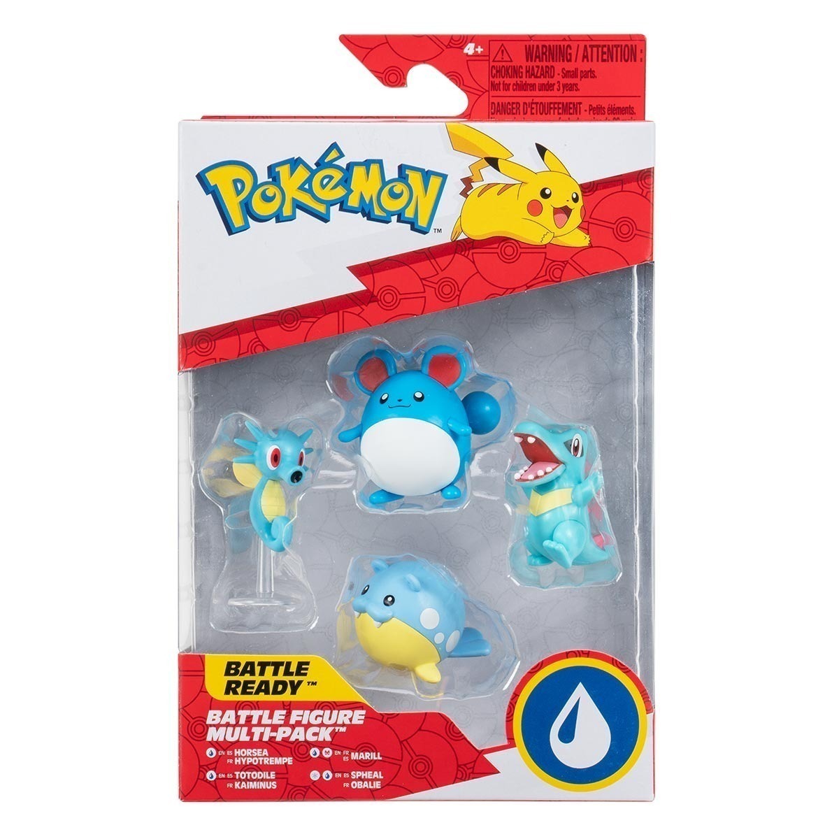 Pokemon - Multipack 4 Bonecos Tipo Agua