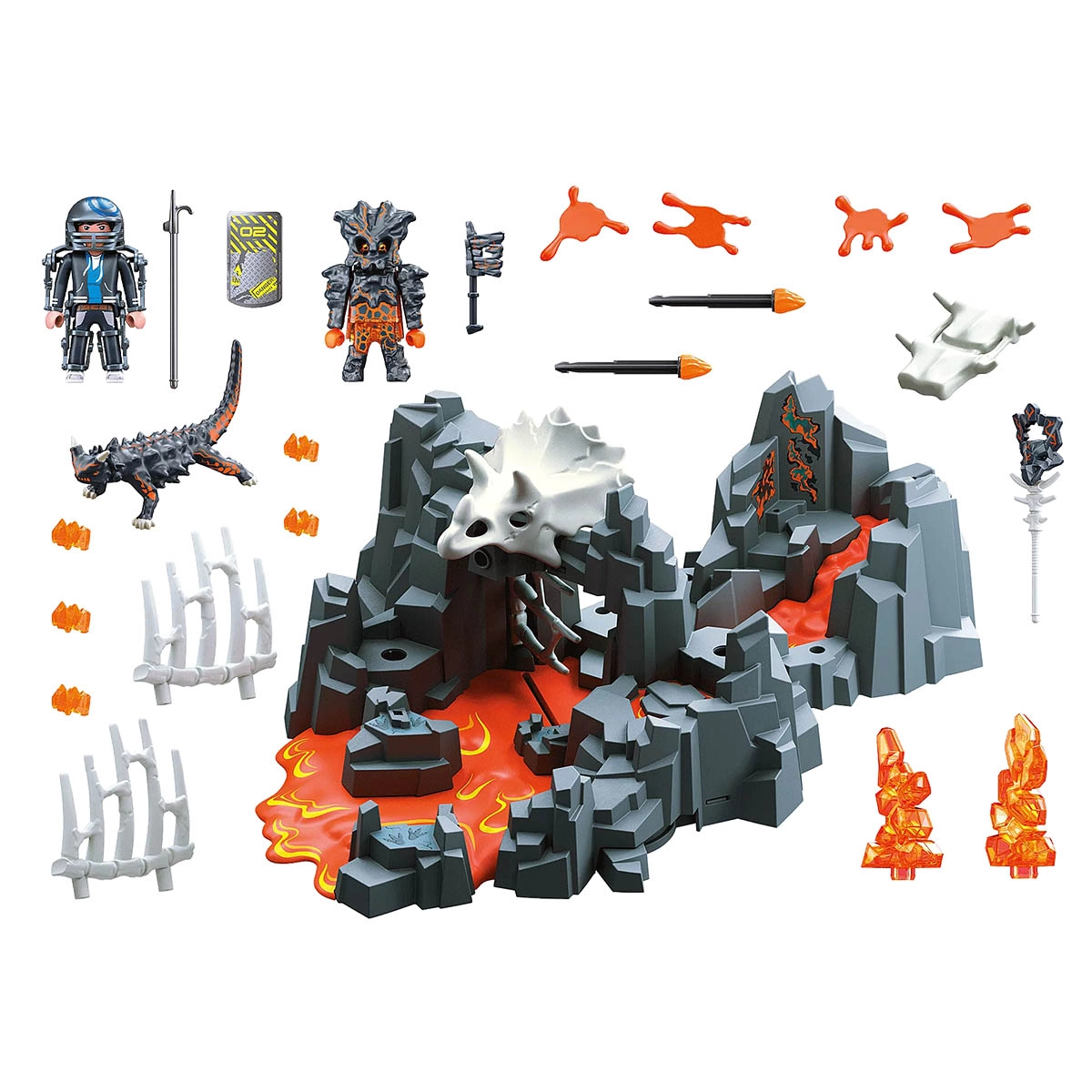 Playmobil - Guardião Da Mina De Lava - Dino Rise - 70926 Playmobil - Guardião Da Mina De Lava - Dino Rise - 70926