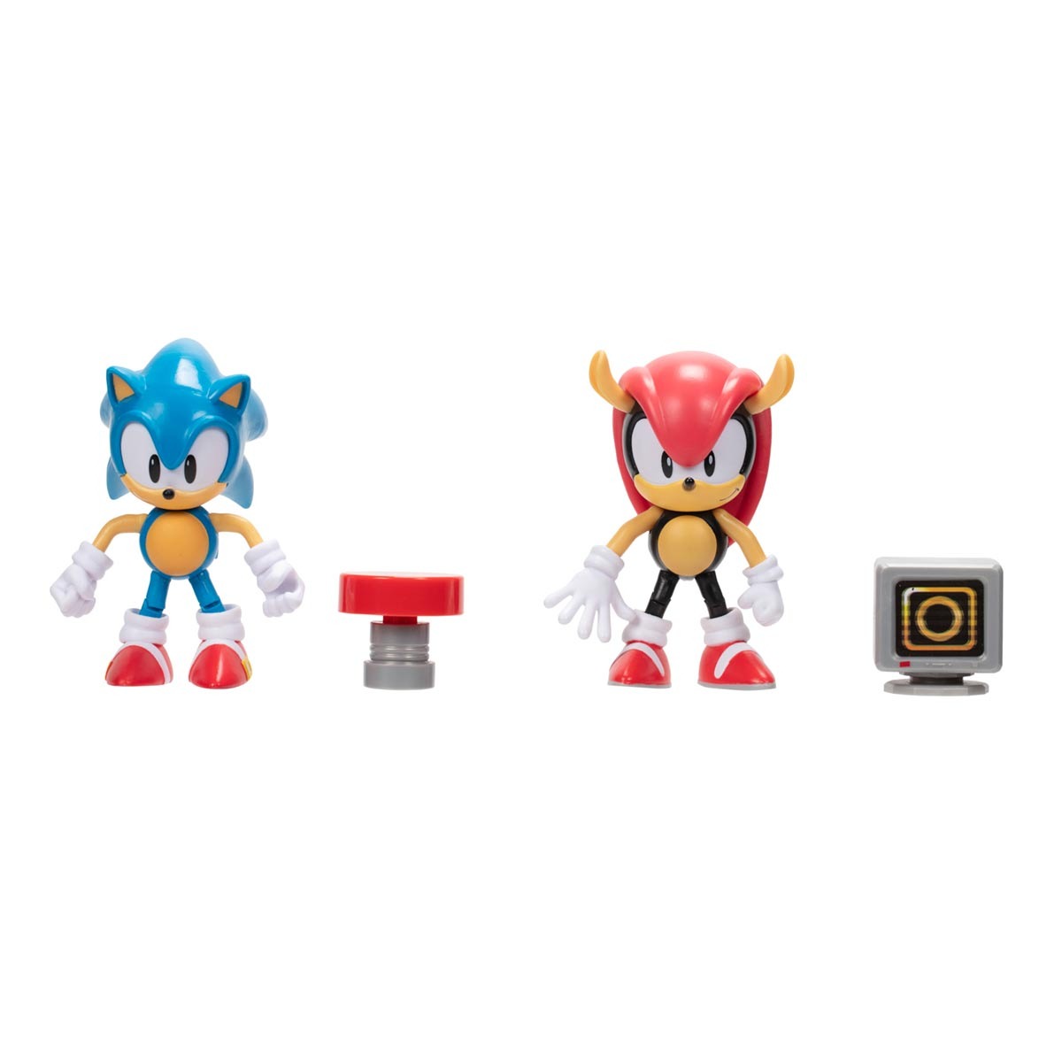 2 Bonecos Sonic E Mighty Com Acessórios - Sonic 2 Bonecos Sonic E Mighty Com Acessórios - Sonic
