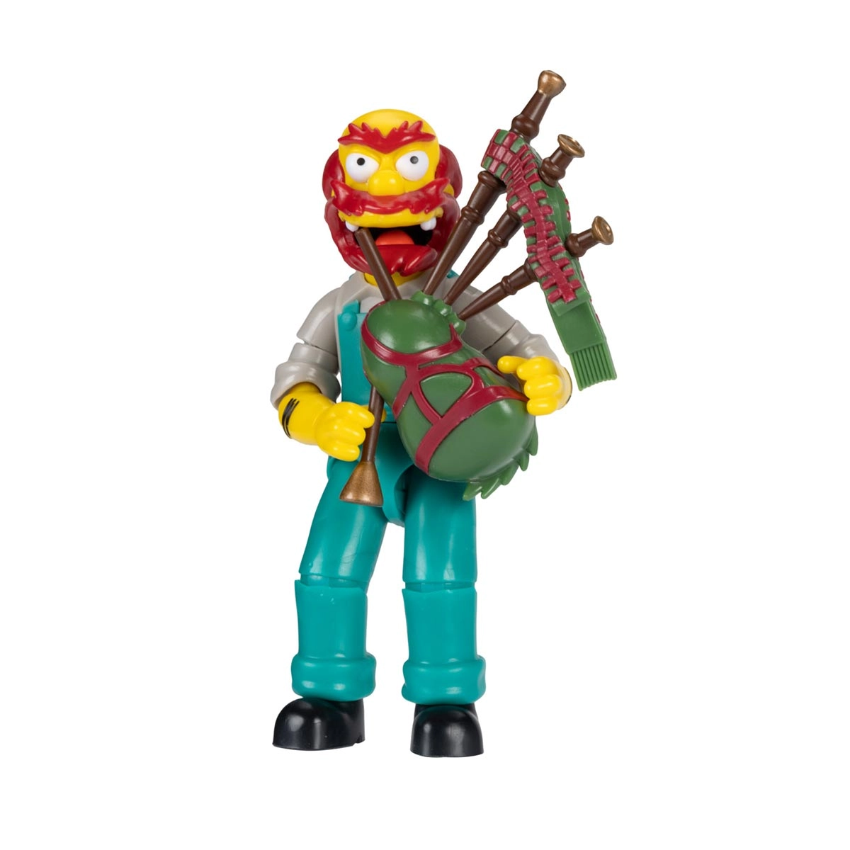 Boneco Zelador Willie De 12Cm Com Gaita De Fole -Os Simpsons