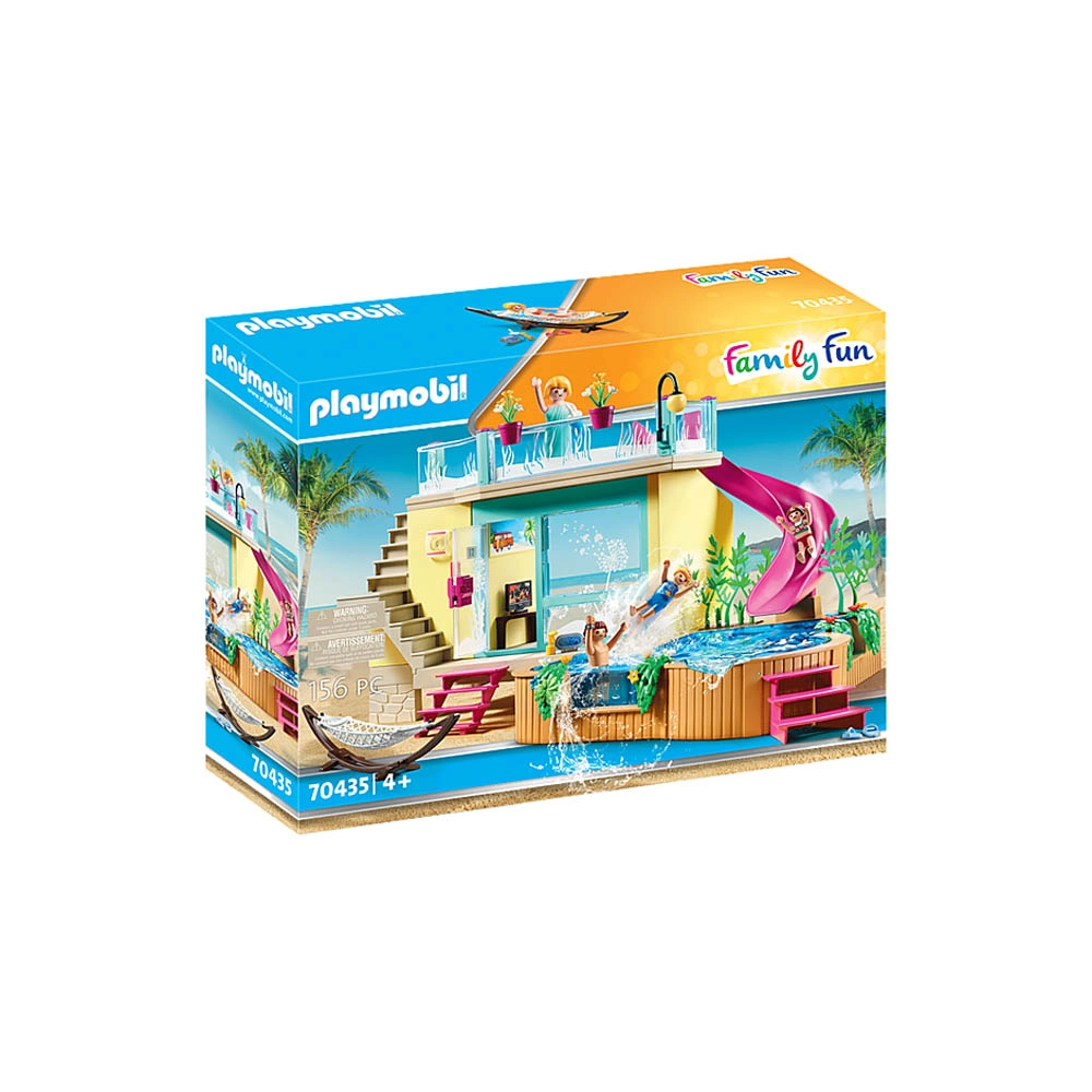 Playmobil - Bangalo Com Piscina - Family Fun - 70435 Playmobil - Bangalo Com Piscina - Family Fun - 70435