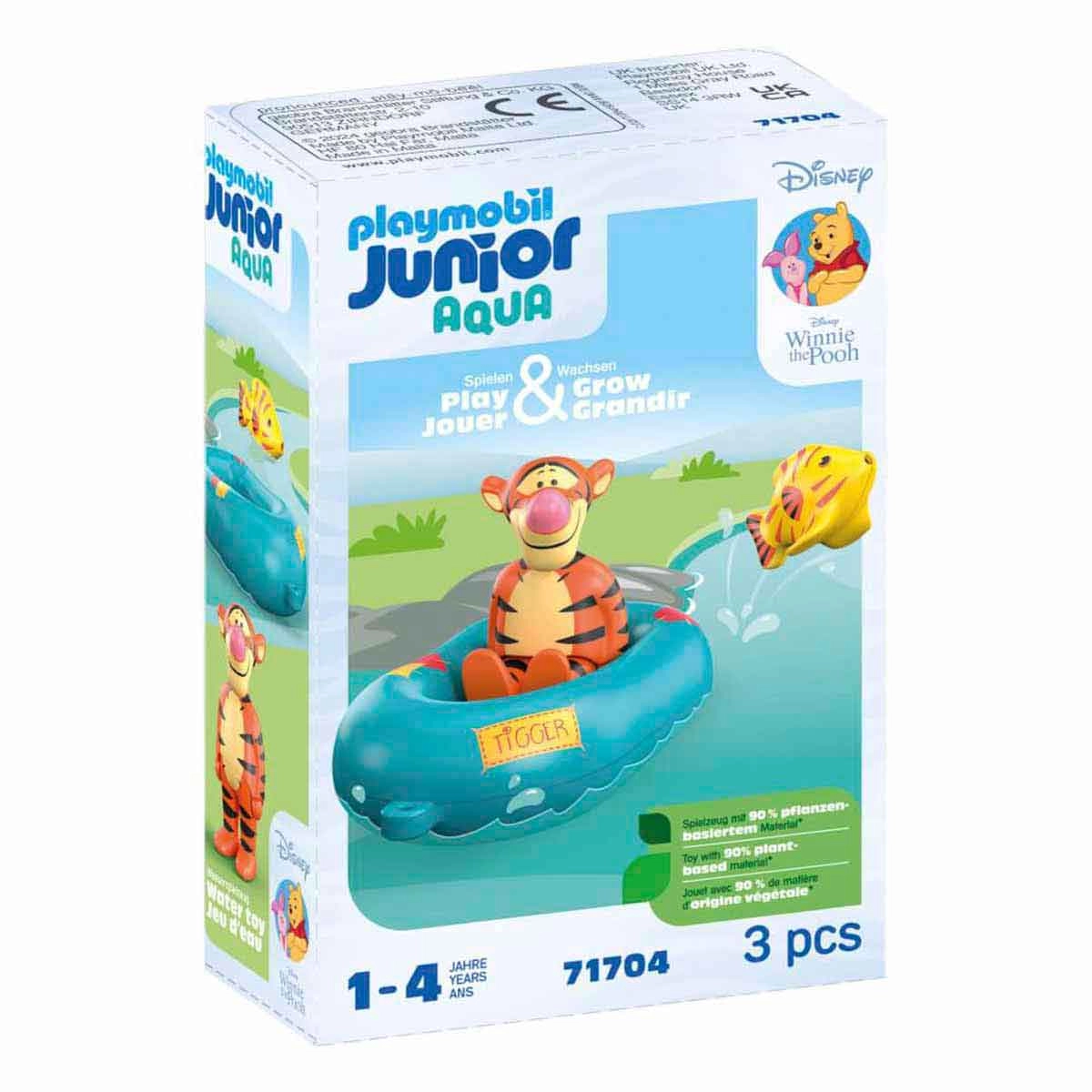 Tigrão No Bote - Playmobil Junior Aqua 71704 Tigrão No Bote - Playmobil Junior Aqua 71704