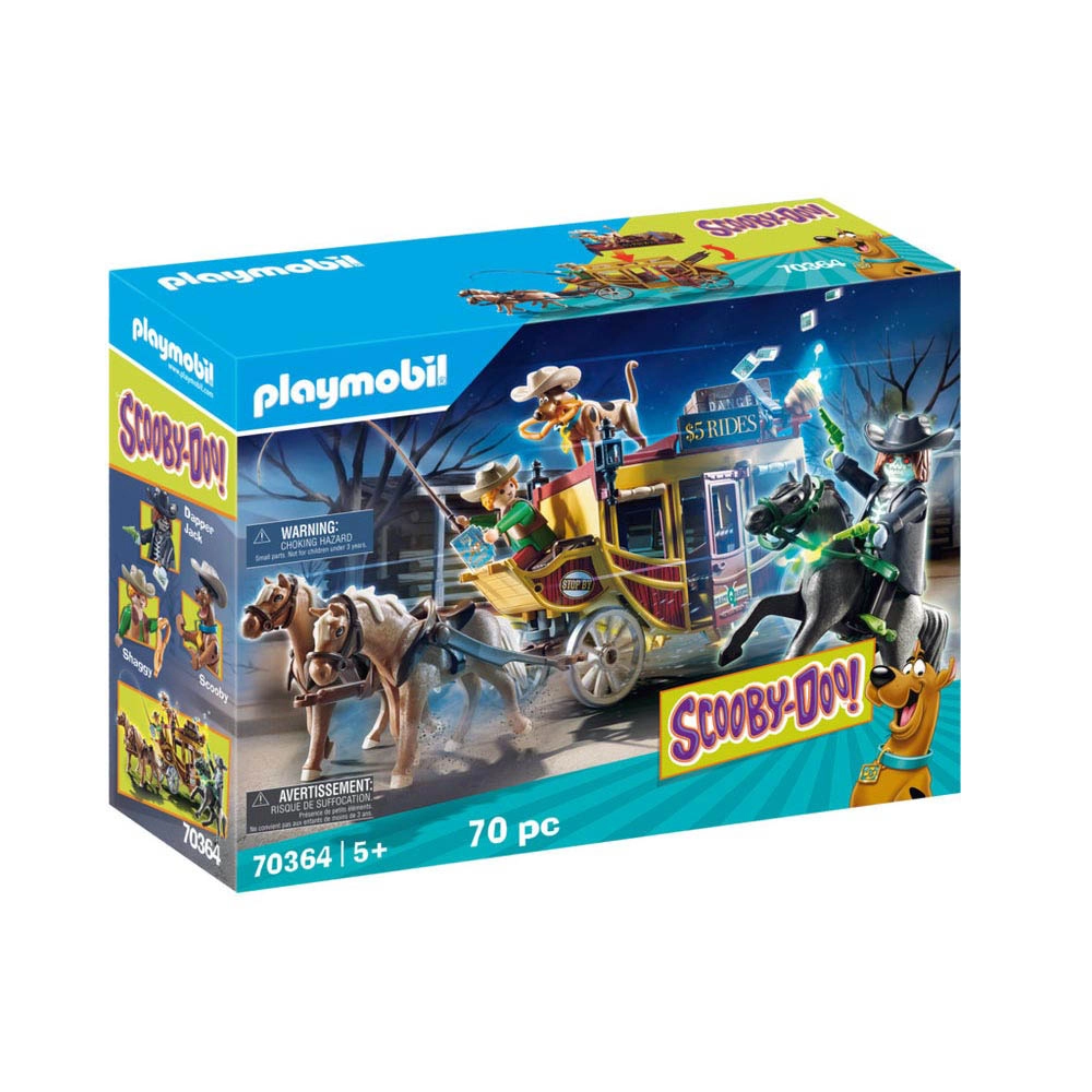 Playmobil - Aventura No Oeste Selvagem - Scooby-Doo! - 70364 Playmobil - Aventura No Oeste Selvagem - Scooby-Doo! - 70364