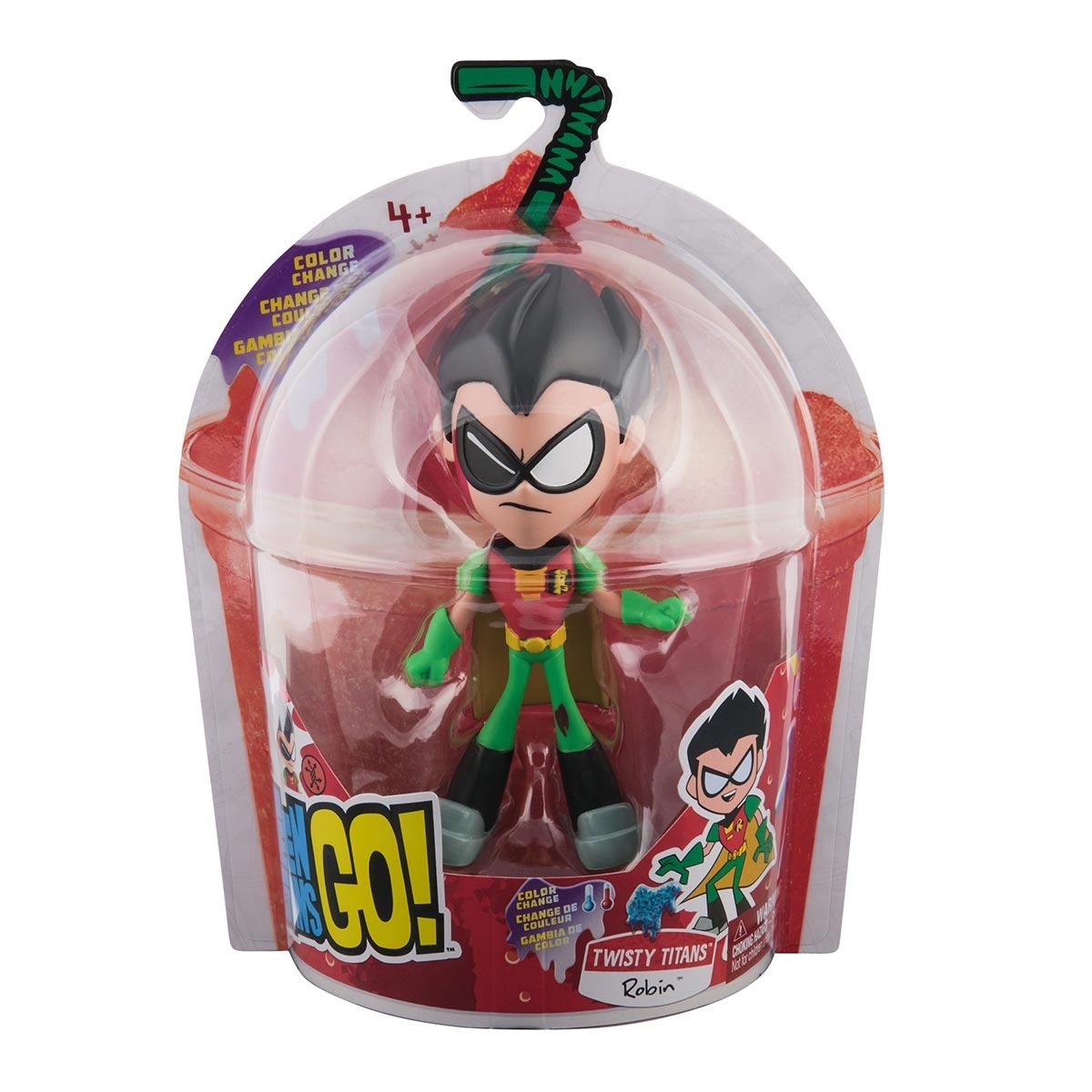 Boneco Articulado Robin Color Change 14Cm - Jovens Titãs